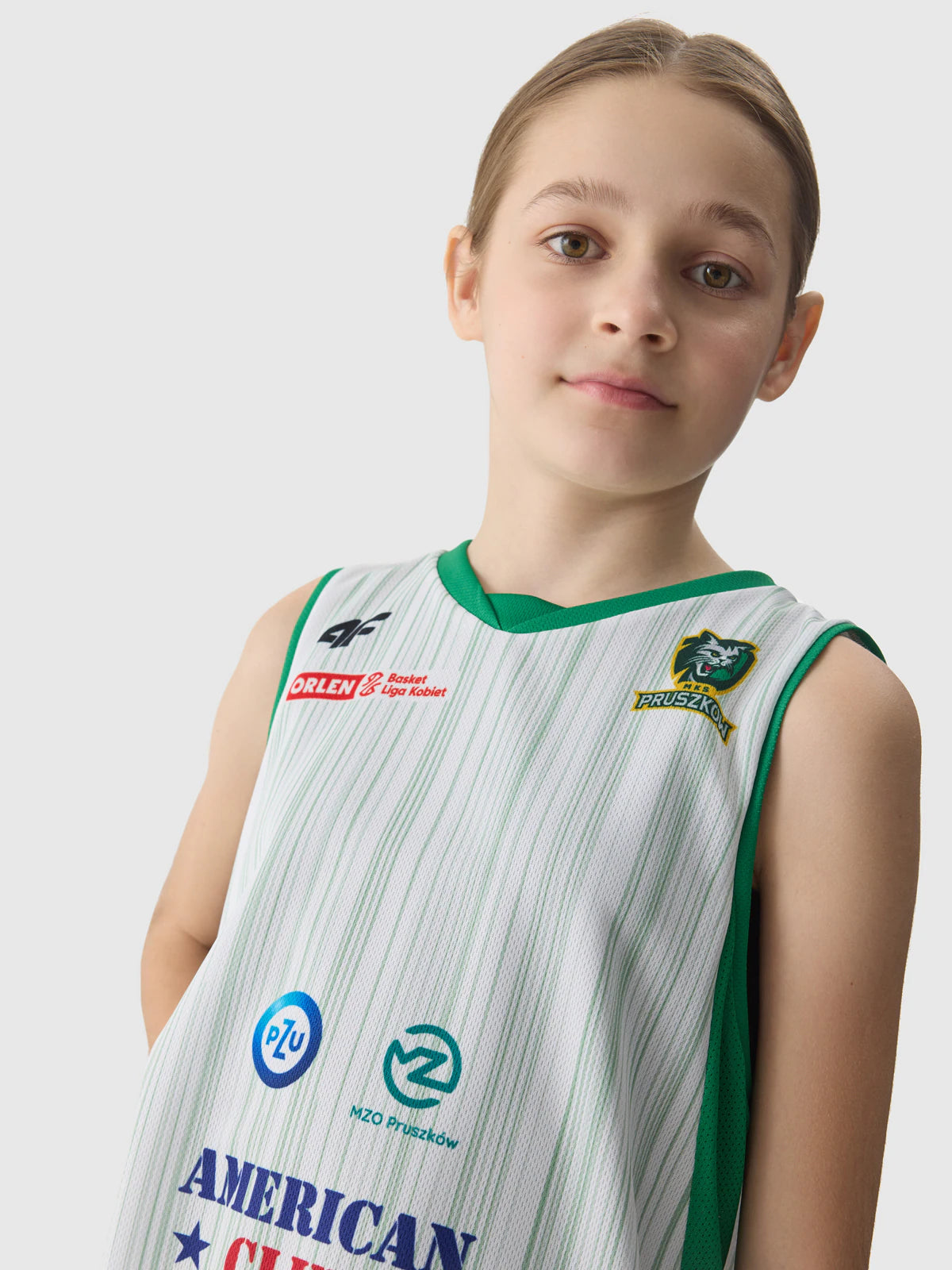 Koszulka replika wyjazdowa z sezonu 2023/24 dziecięca 4F x MKS Pruszków