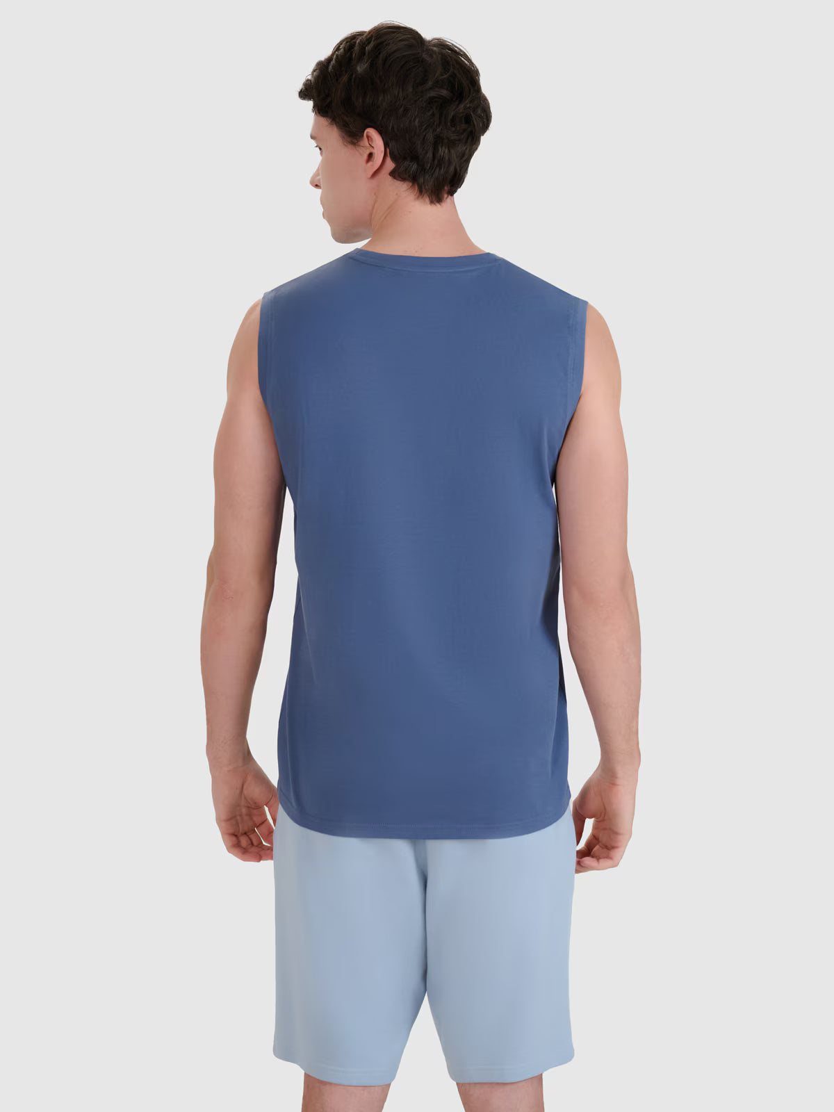 Tank top regular gładki męski