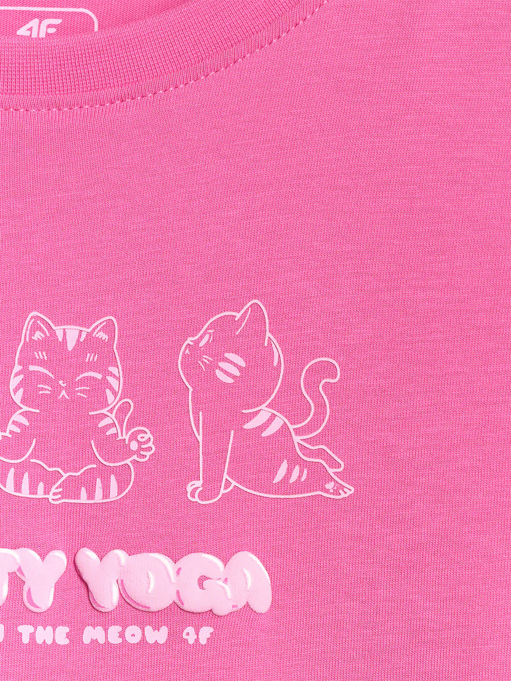 T-shirt regular z nadrukiem dziewczęcy