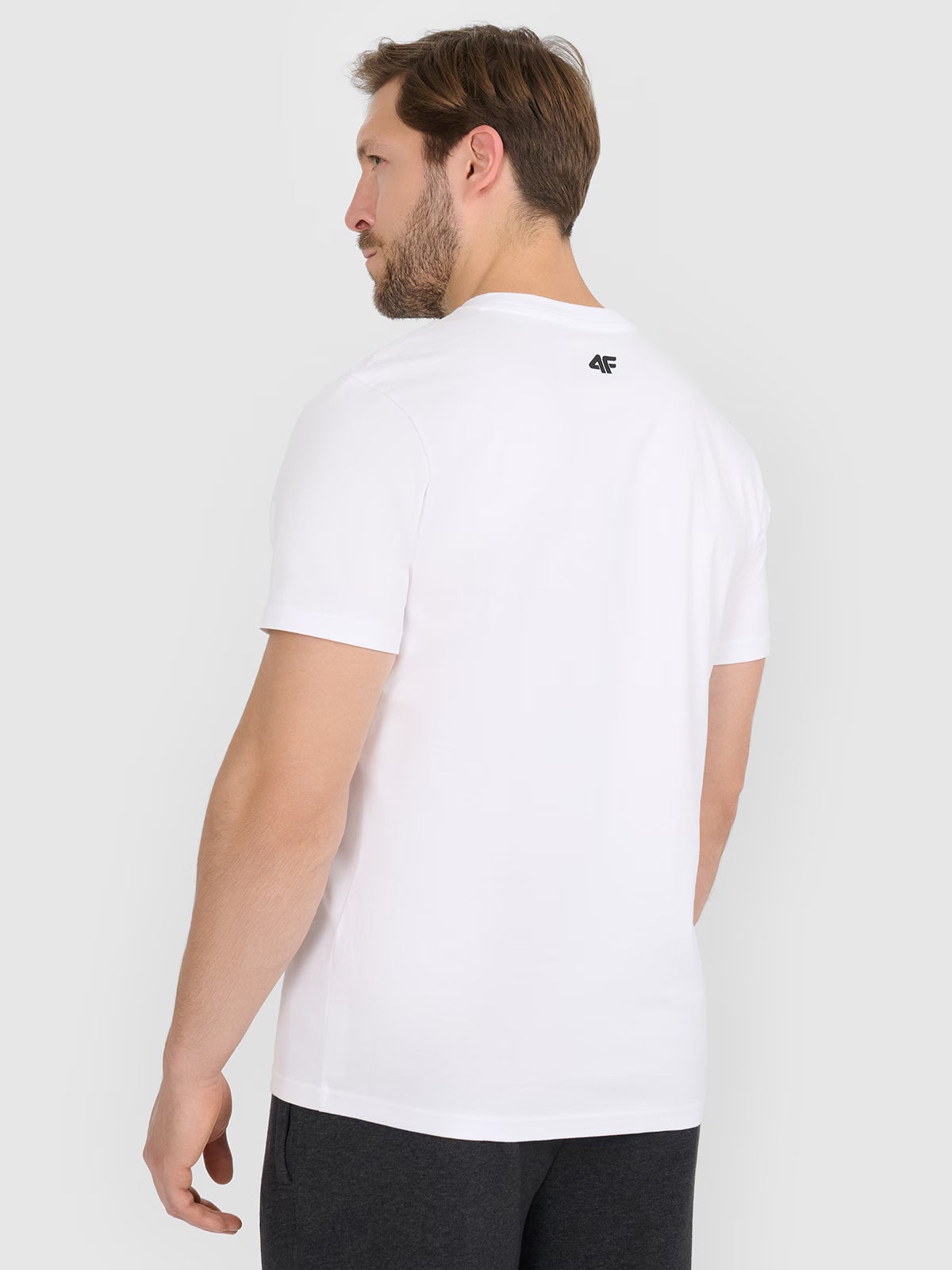 T-shirt regular z nadrukiem męski
