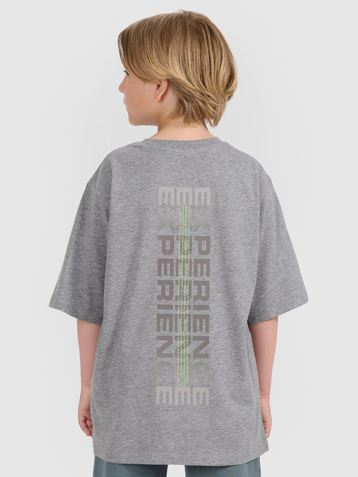 T-shirt oversize z nadrukiem chłopięcy