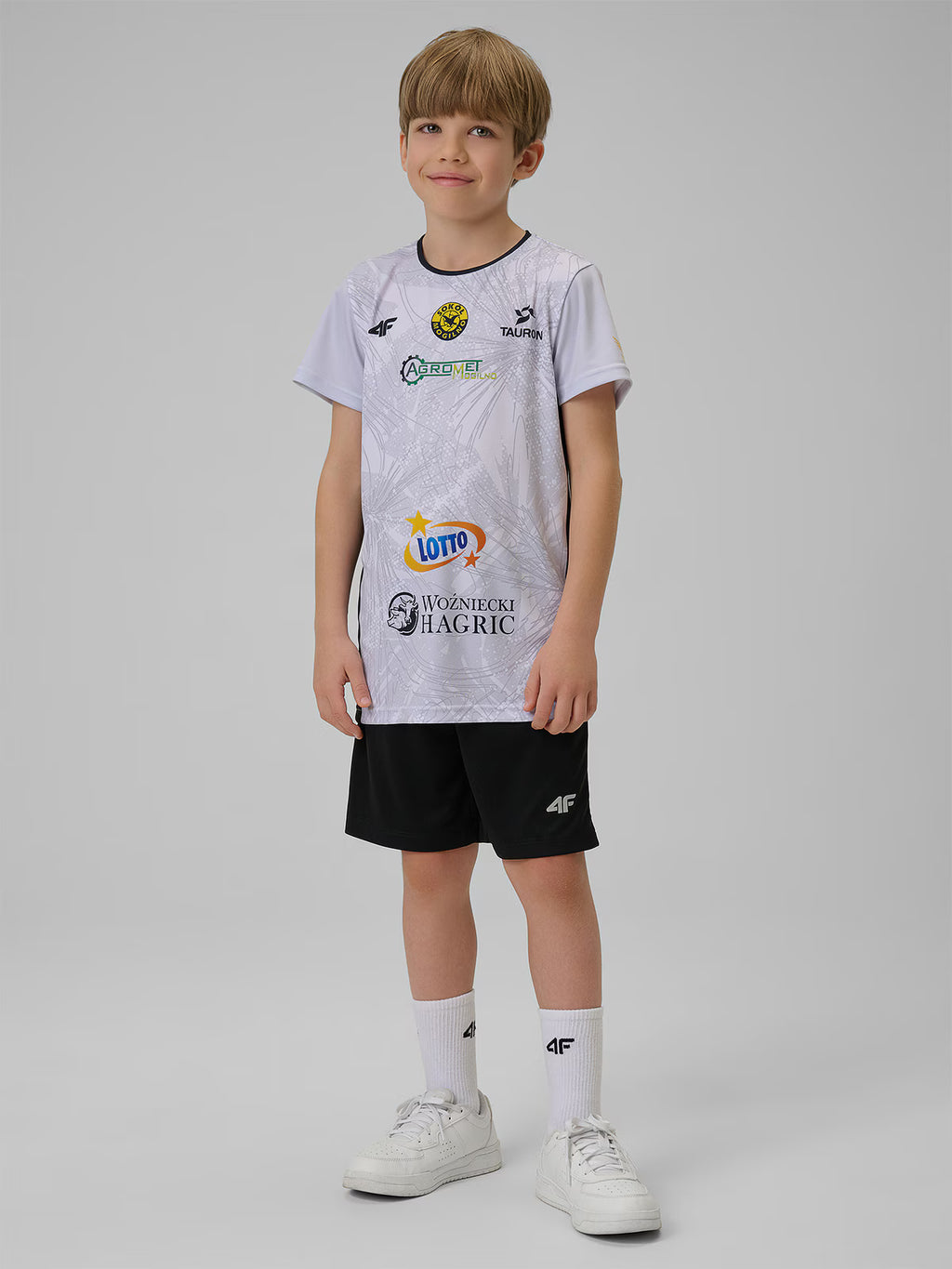 Koszulka meczowa replika domowa z sezonu 2025/26 dziecięca 4F x Sokół & Hagric Mogilno