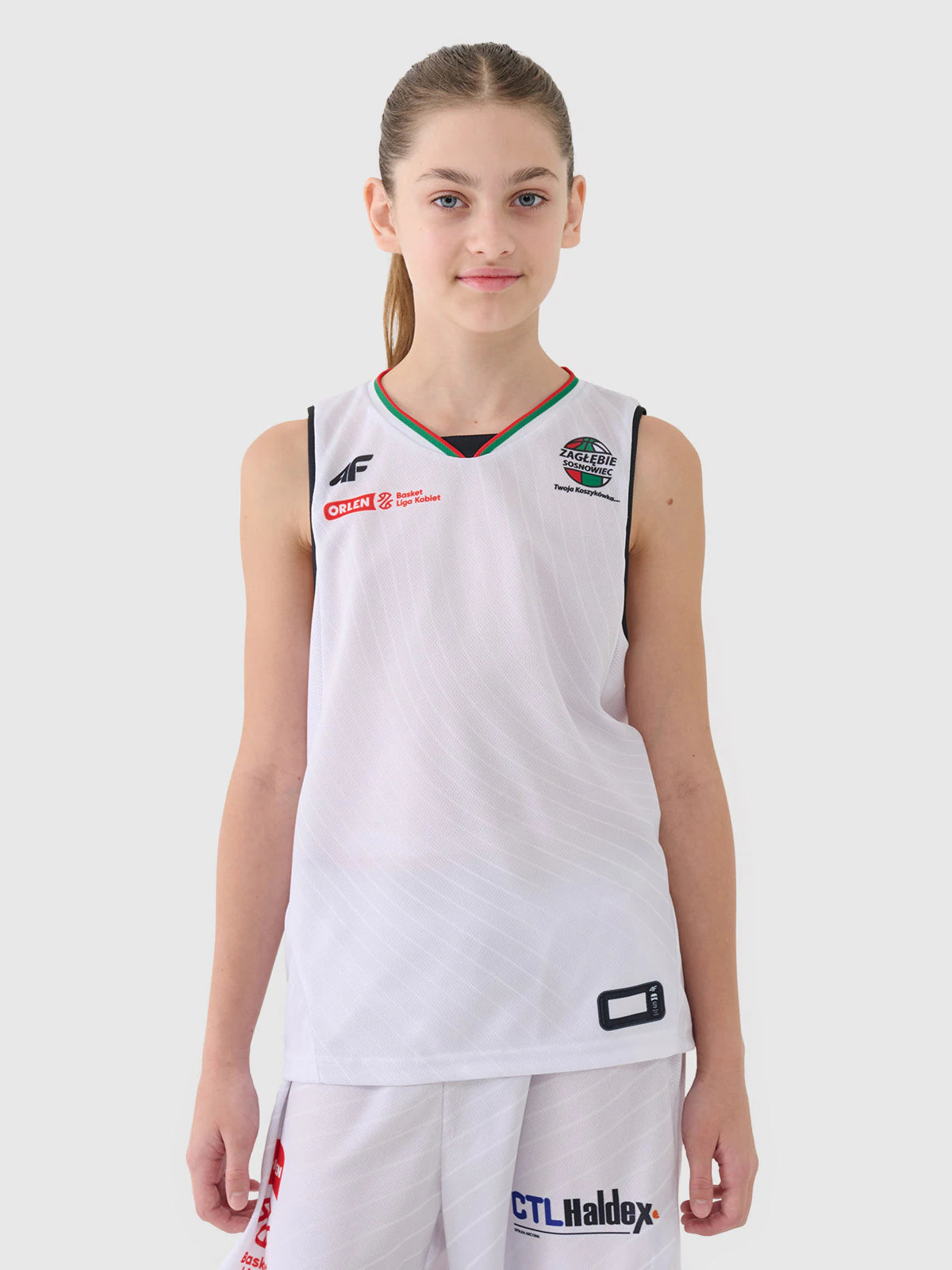 Koszulka meczowa replika domowa z sezonu 2024/25 dziecięca 4F x Zagłębie Sosnowiec