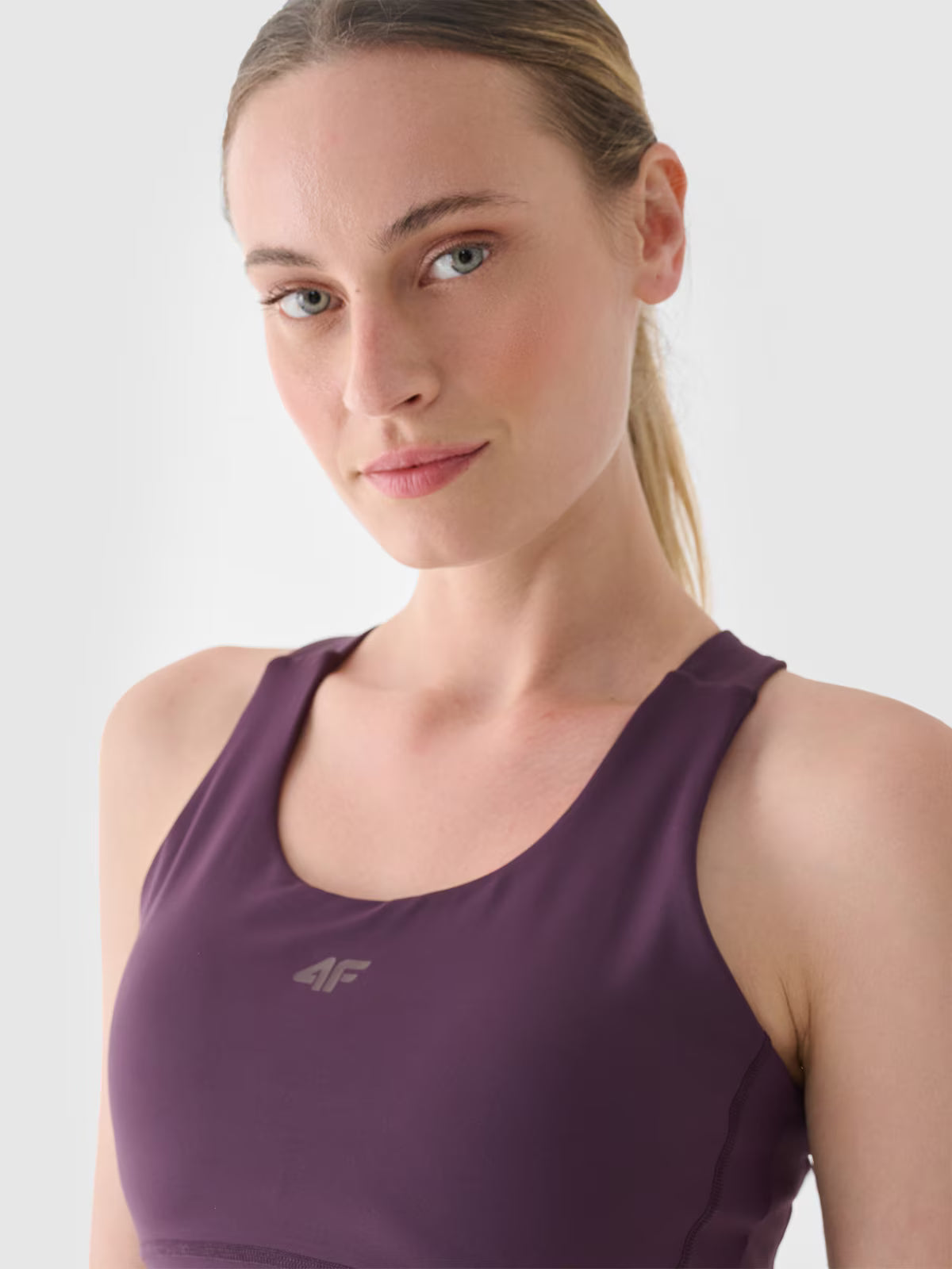 Crop top treningowy szybkoschnący damski
