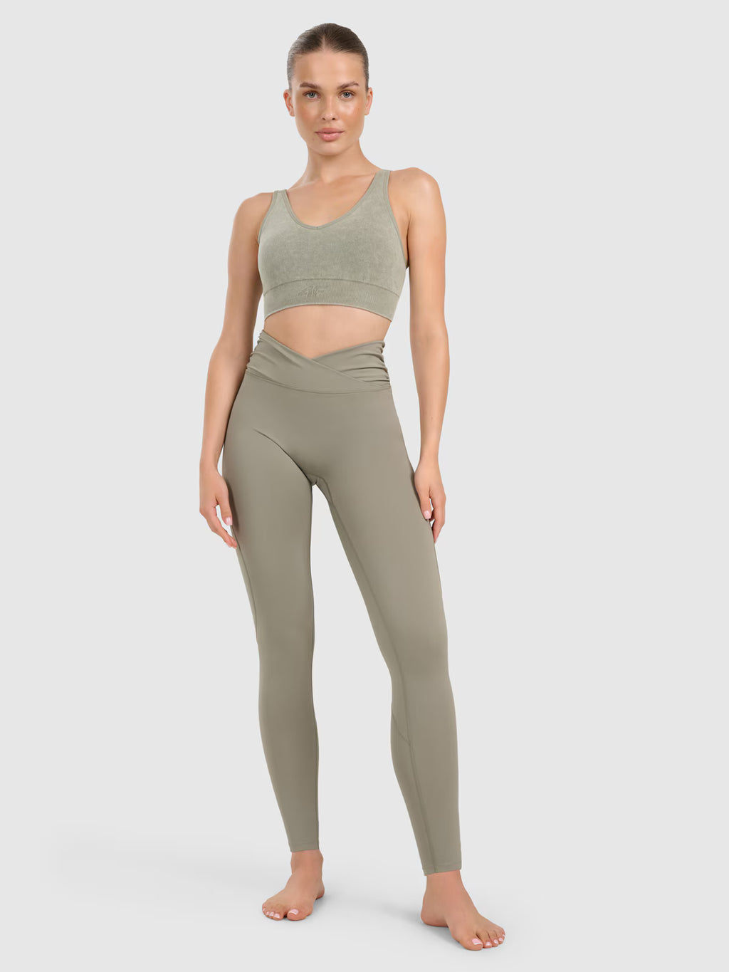 Legginsy do jogi i pilatesu szybkoschnące damskie