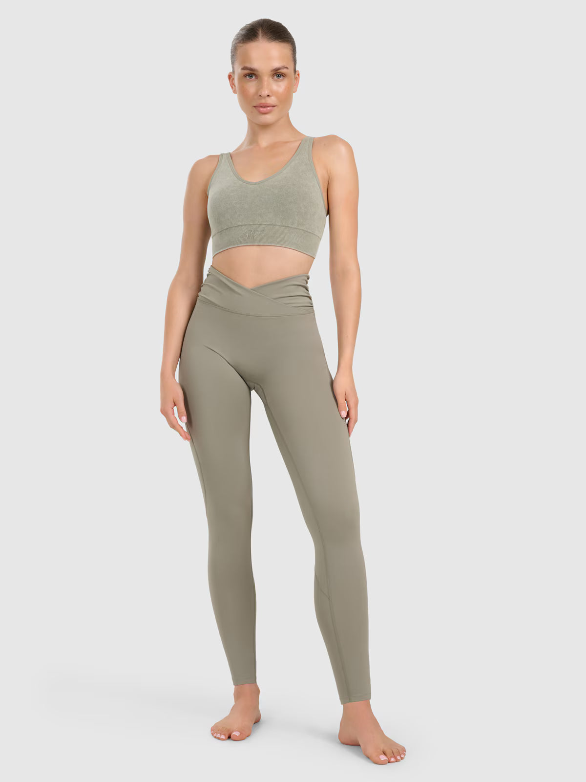 Legginsy do jogi i pilatesu szybkoschnące damskie