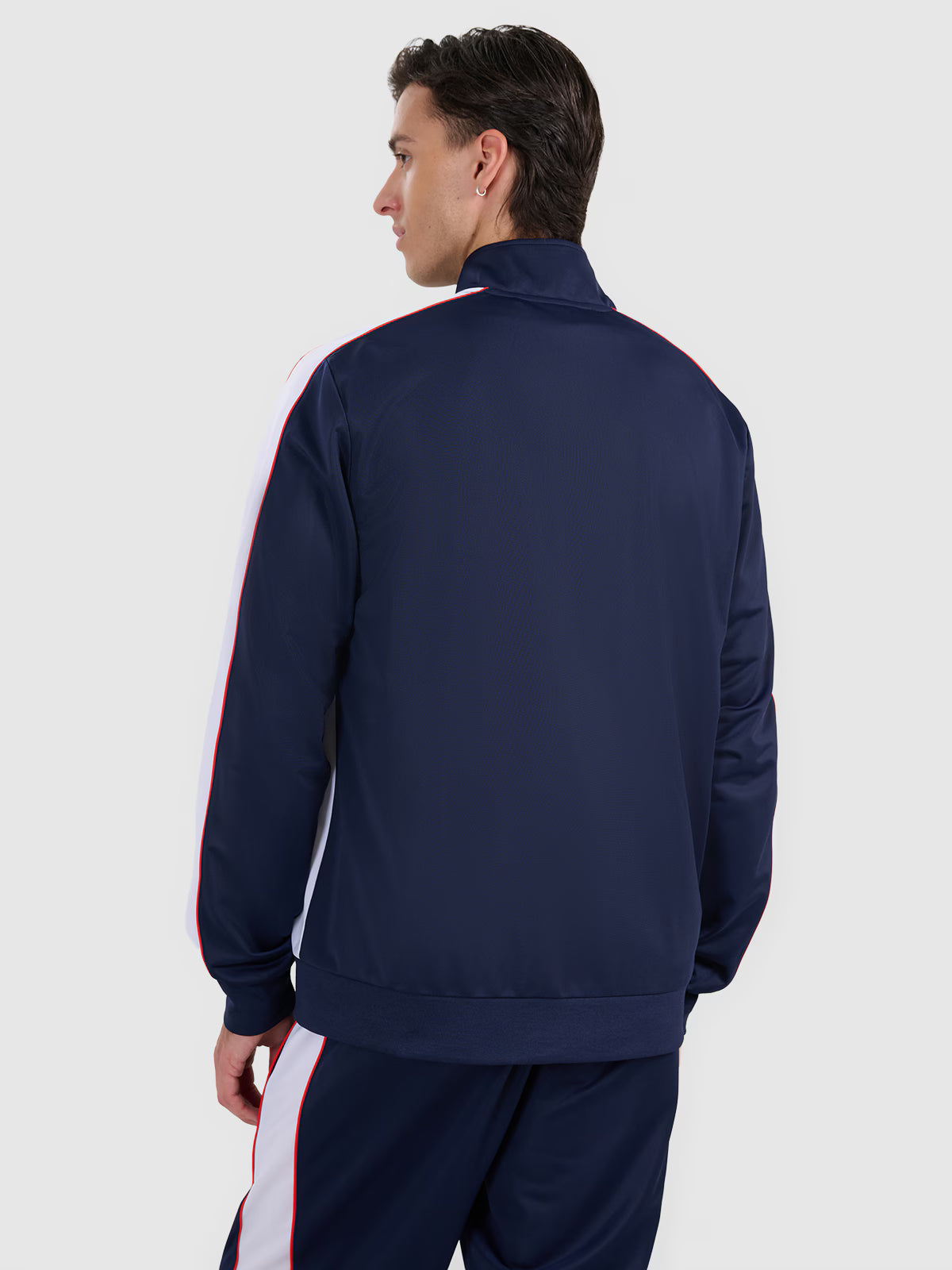 Bluza dresowa rozpinana bez kaptura męska
