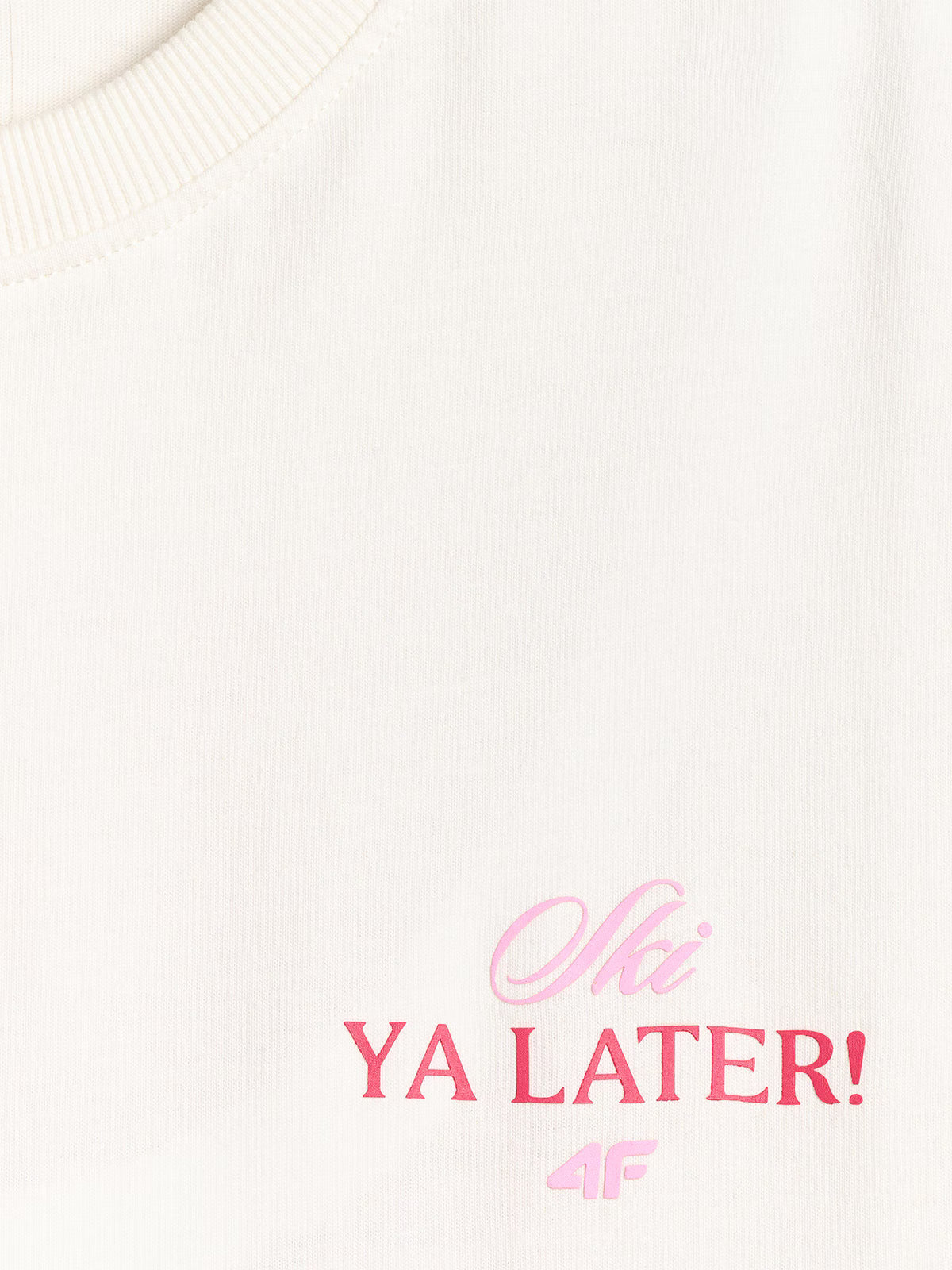 T-shirt loose z nadrukiem damski