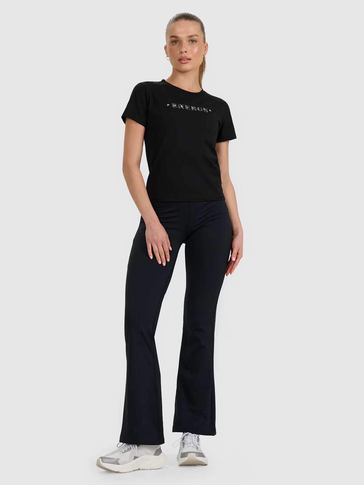 Legginsy z rozszerzanymi nogawkami damskie