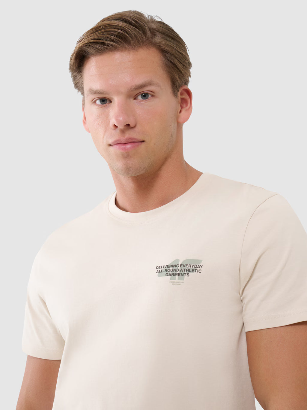 T-shirt regular z nadrukiem męski