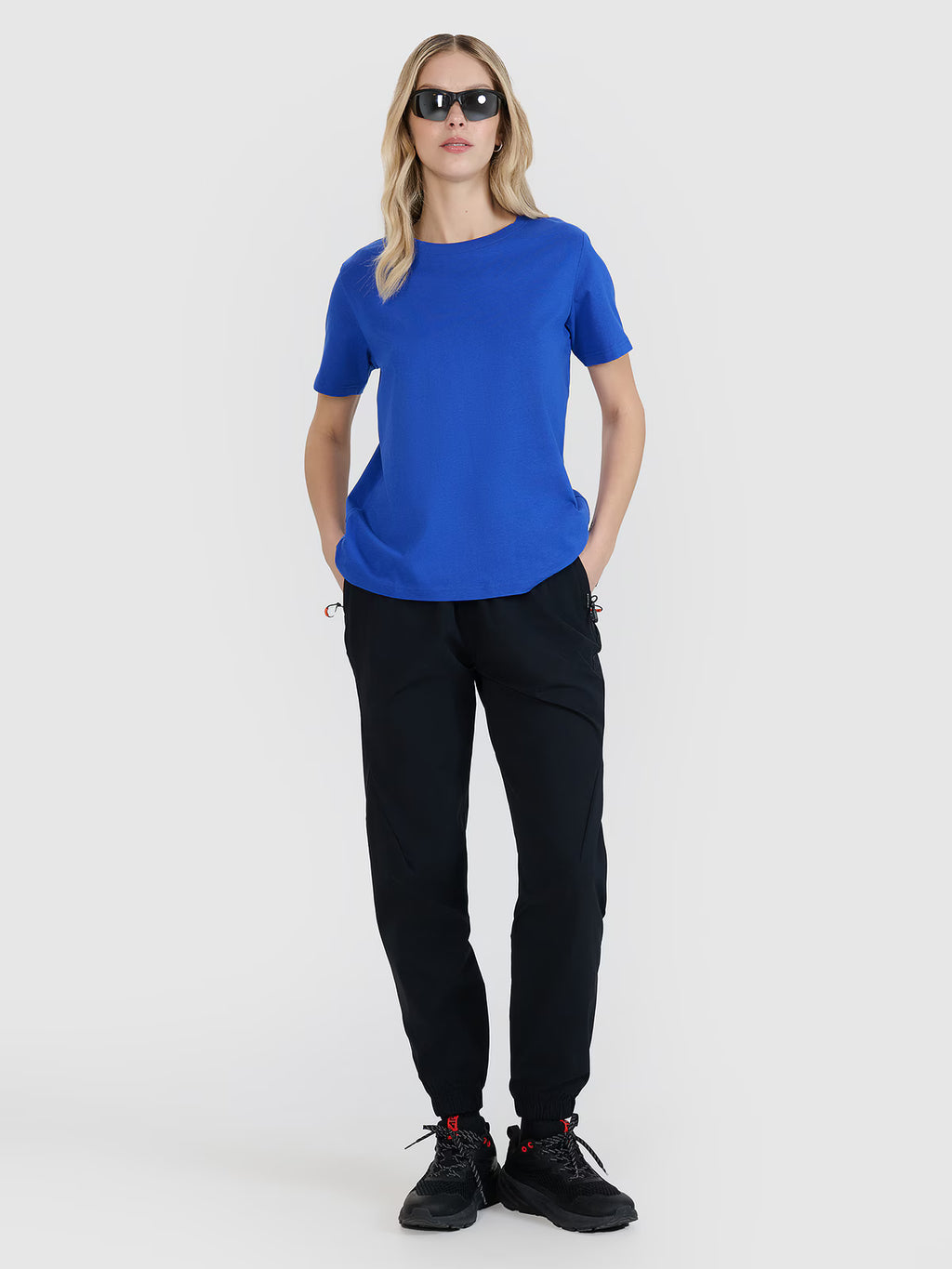 T-shirt oversize z nadrukiem damski