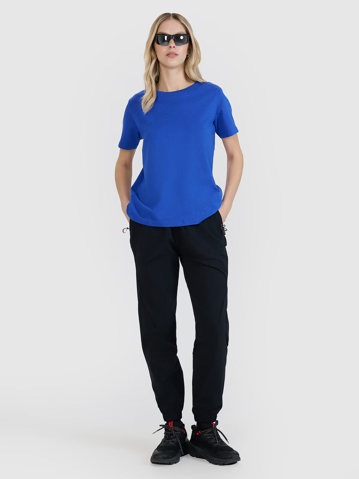T-shirt oversize z nadrukiem damski
