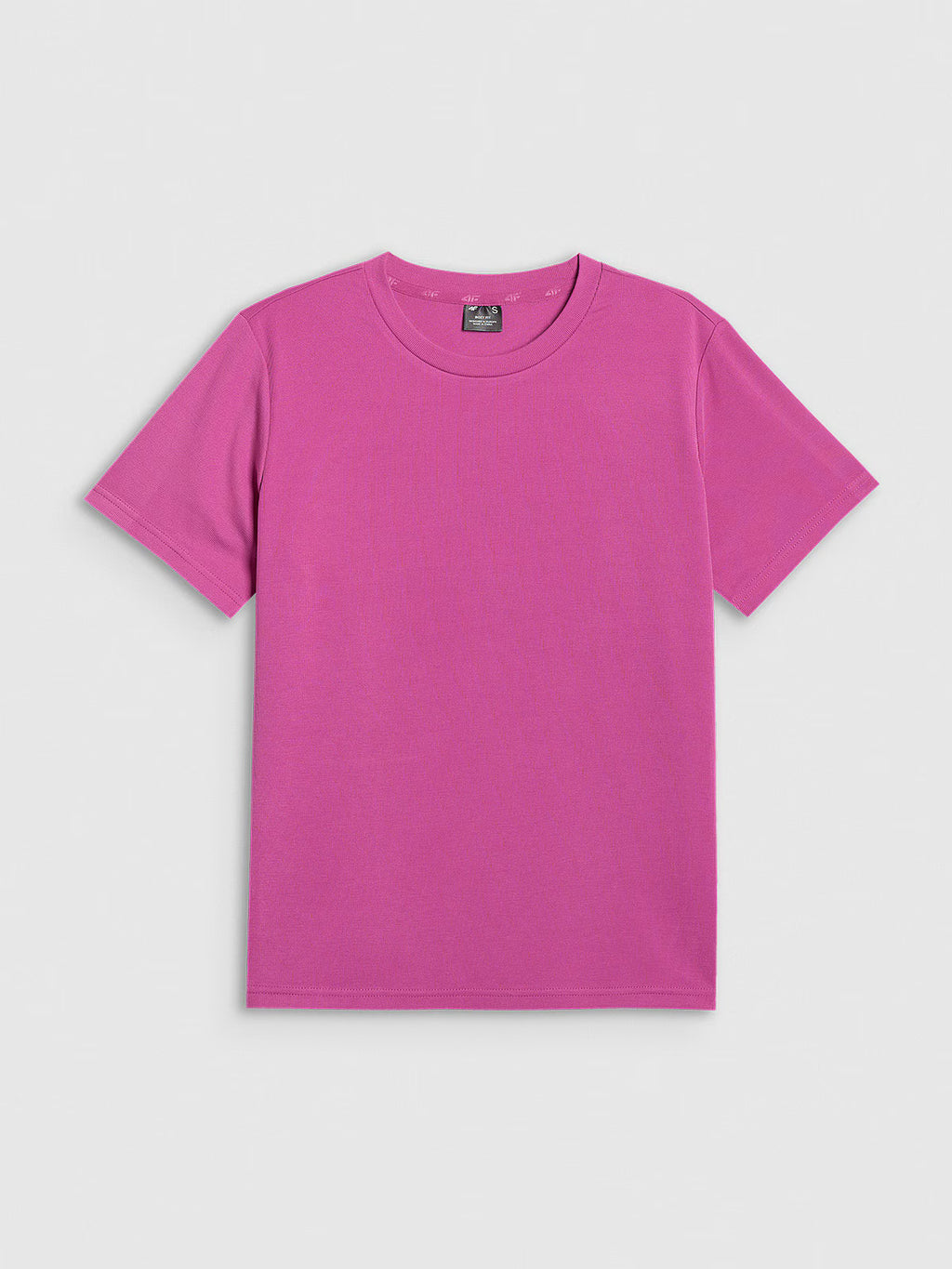 T-shirt z prążkowanej dzianiny z modalem damski
