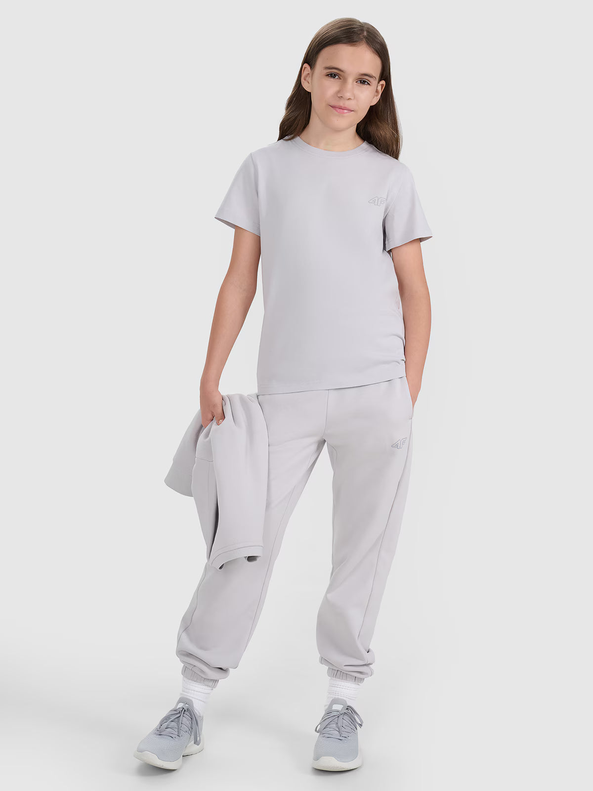 T-shirt regular gładki (2-pack) dziecięcy