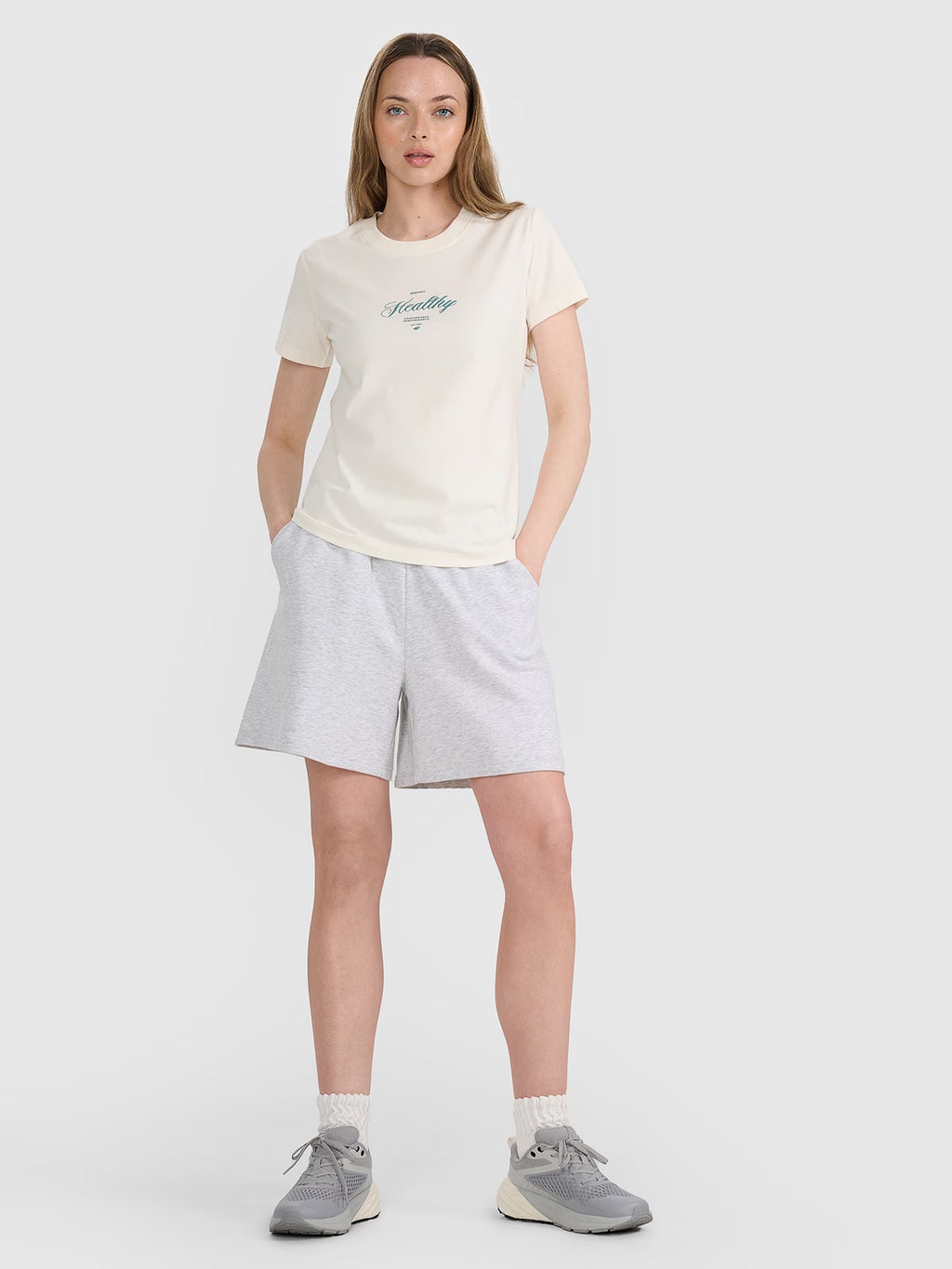 T-shirt regular z nadrukiem damski