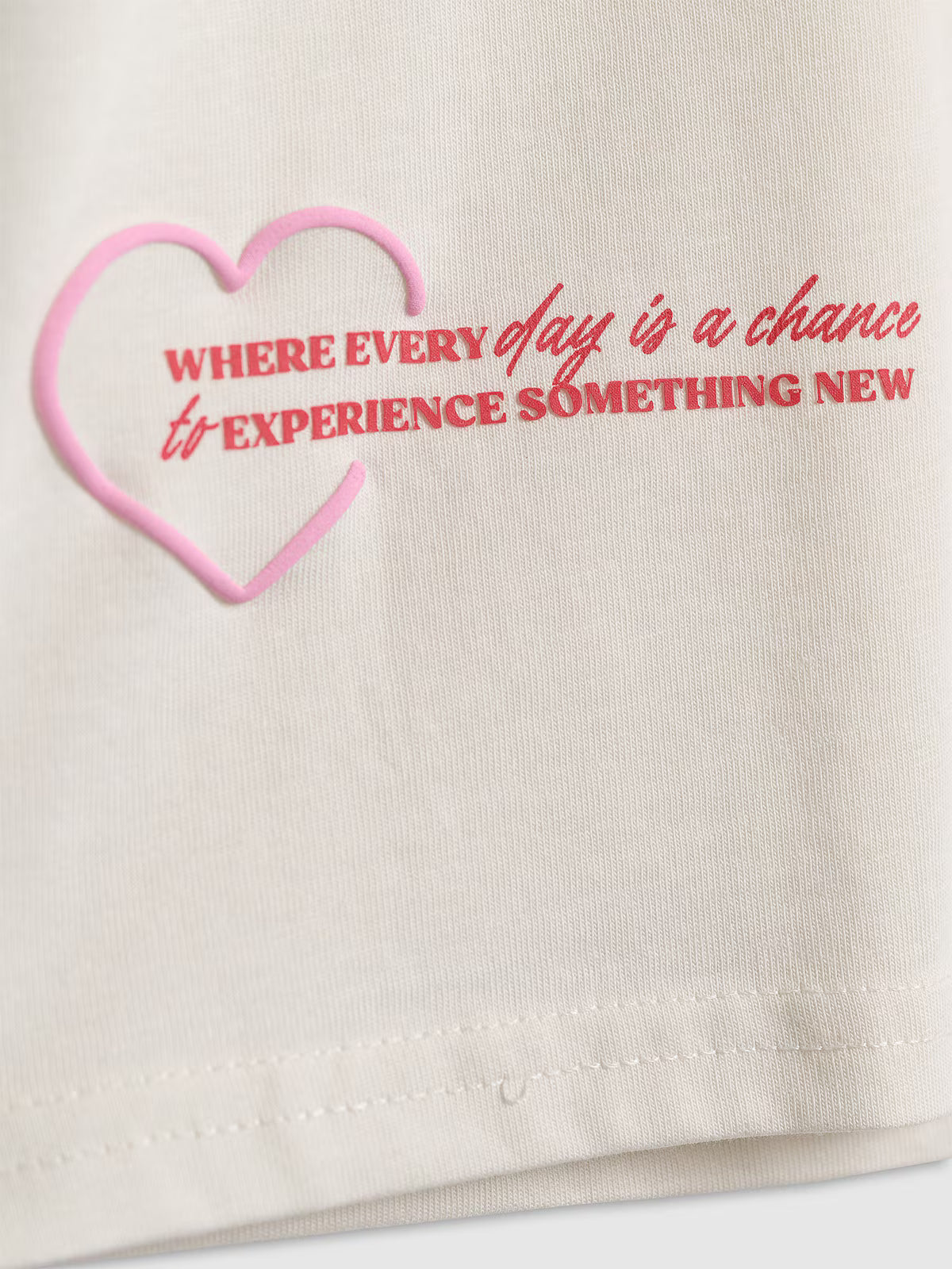 T-shirt oversize z nadrukiem dziewczęcy