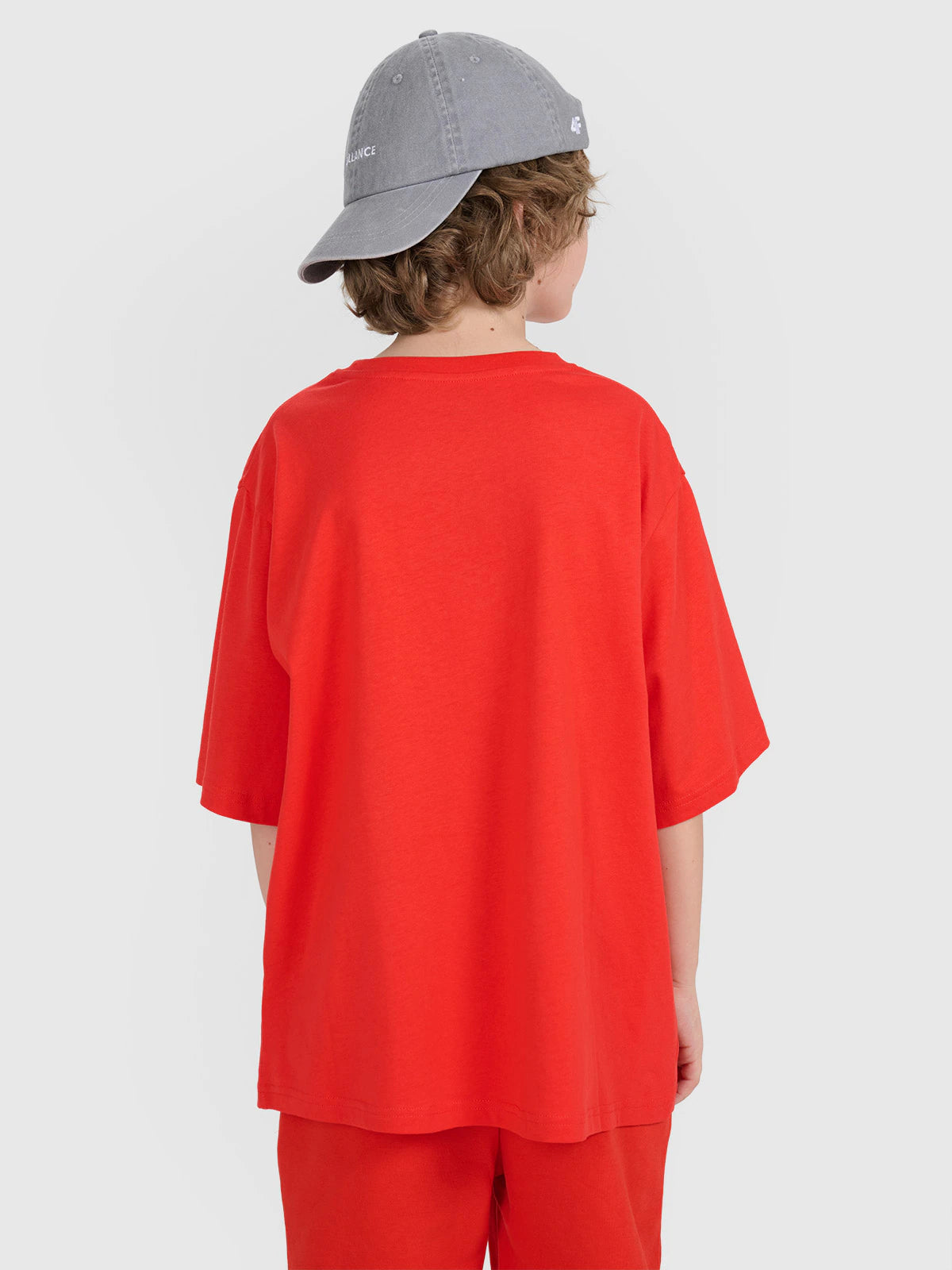 T-shirt oversize z nadrukiem dziecięcy