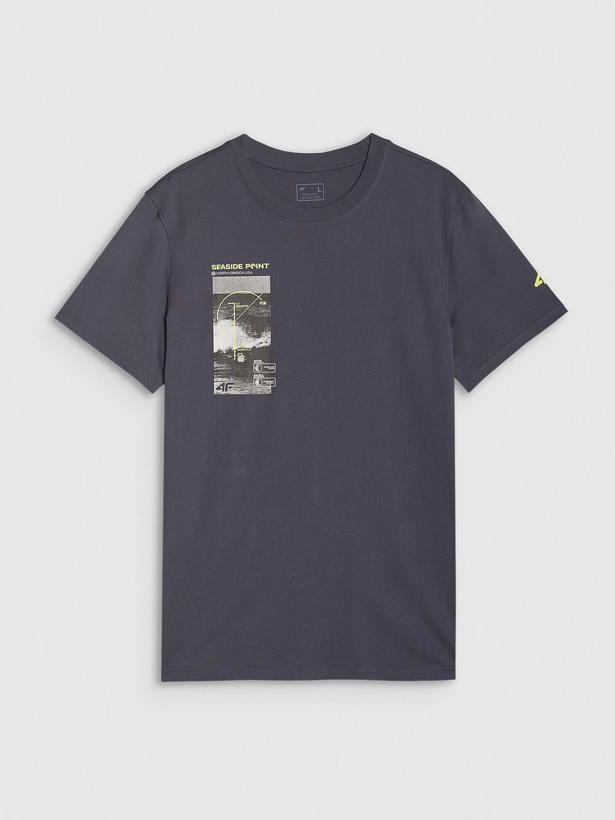 T-shirt regular z nadrukiem męski
