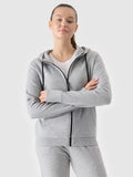 Bluza dresowa rozpinana z kapturem damska