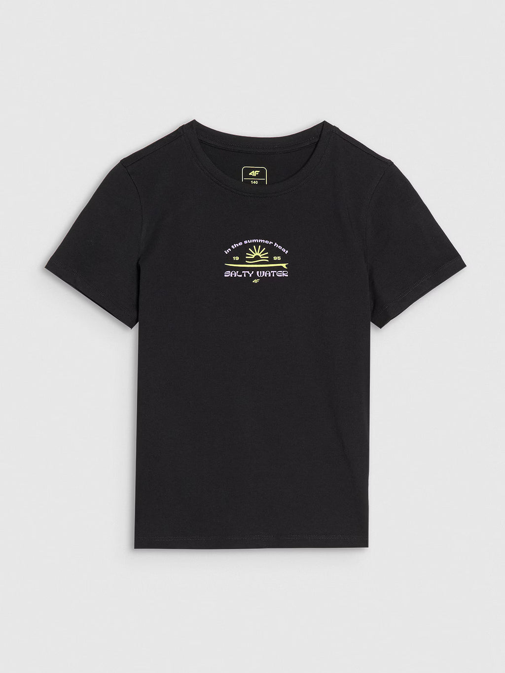 T-shirt regular z nadrukiem dziewczęcy