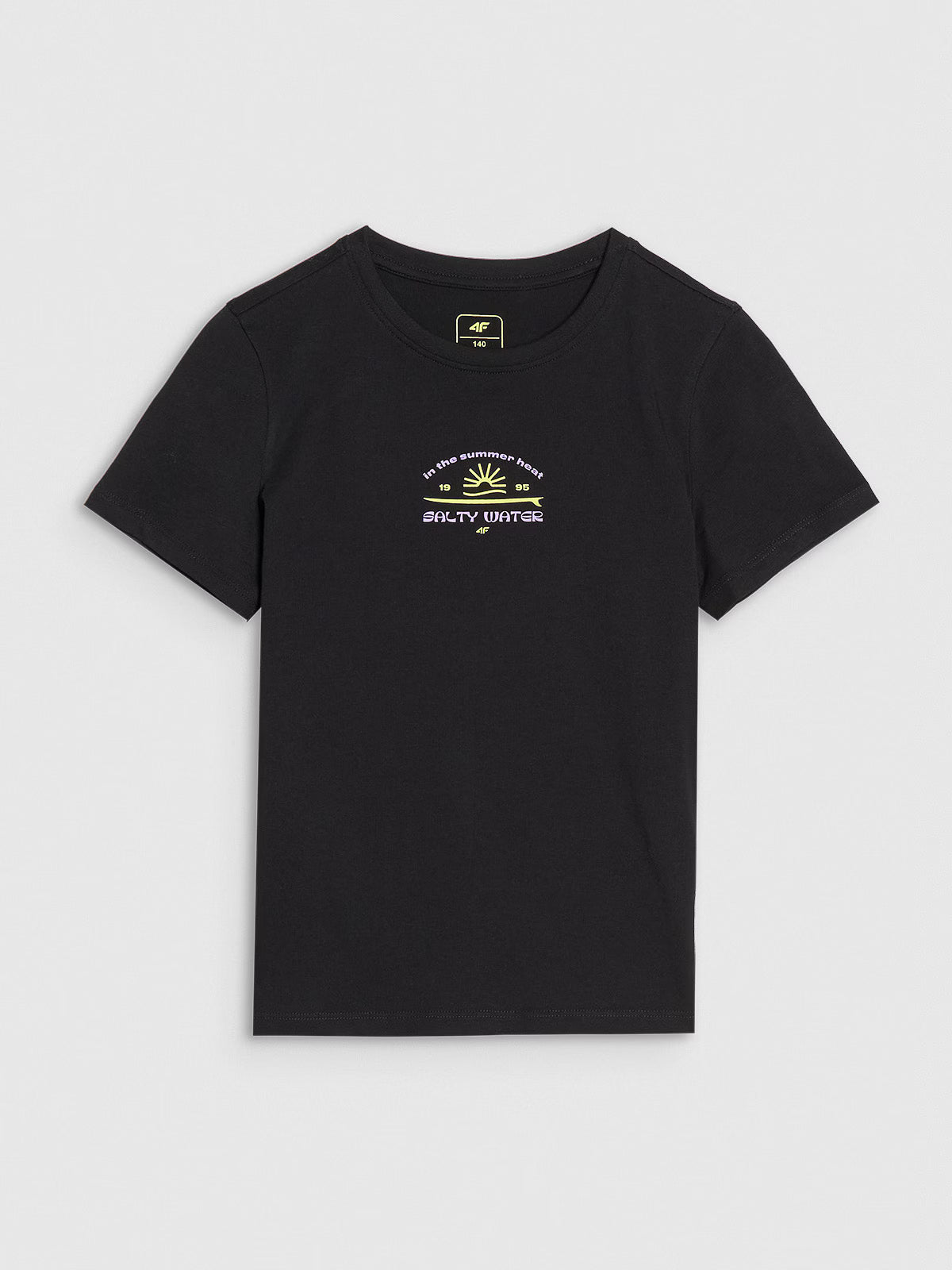 T-shirt regular z nadrukiem dziewczęcy