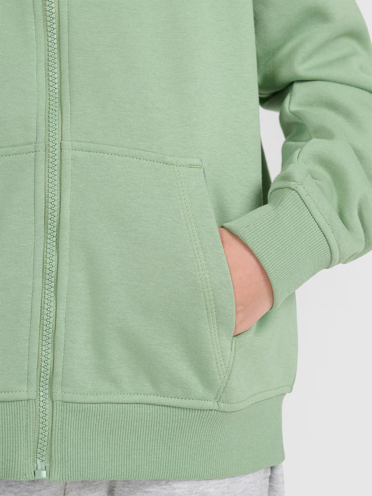 Bluza dresowa rozpinana z kapturem chłopięca