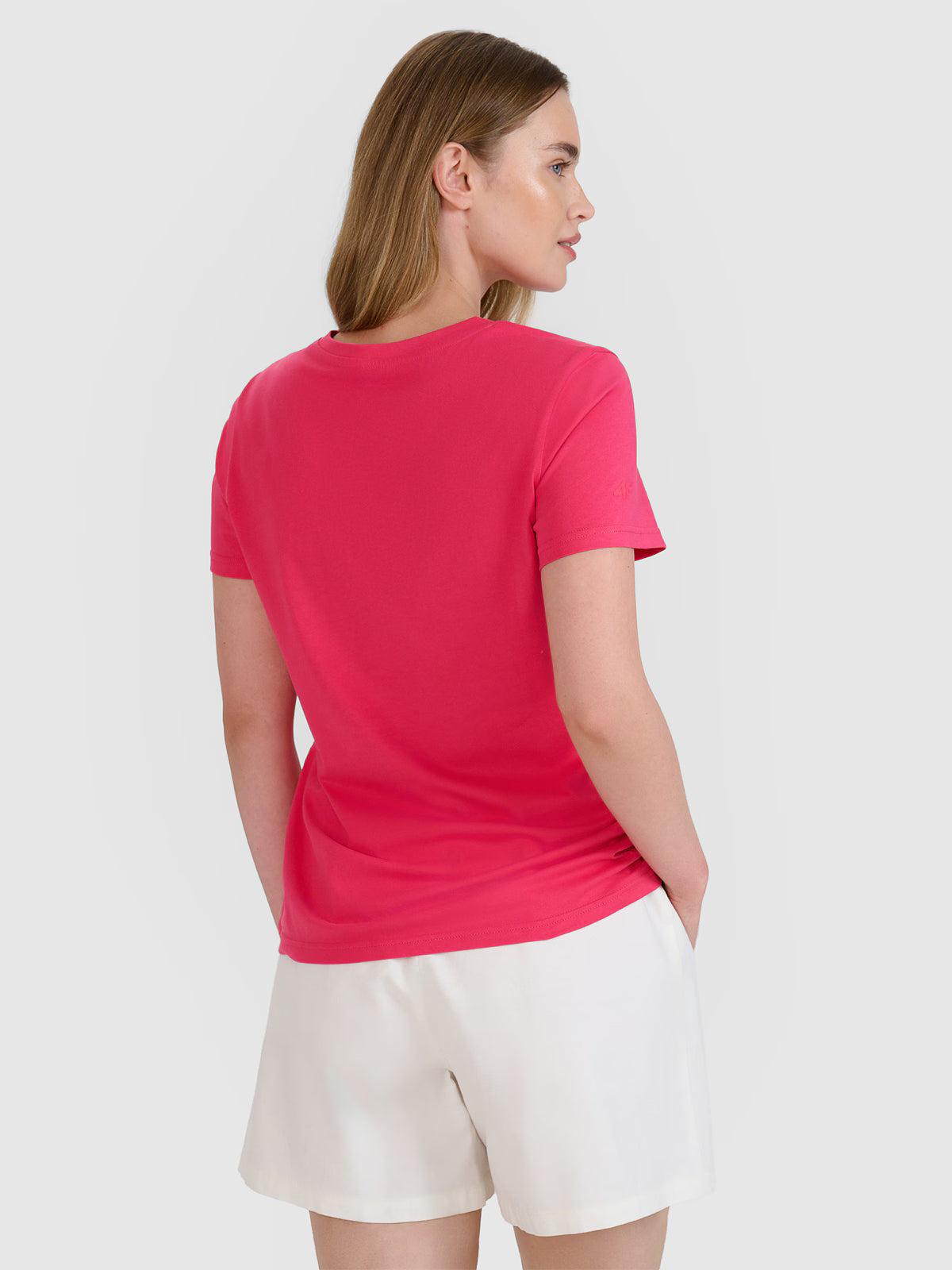 T-shirt regular z nadrukiem damski