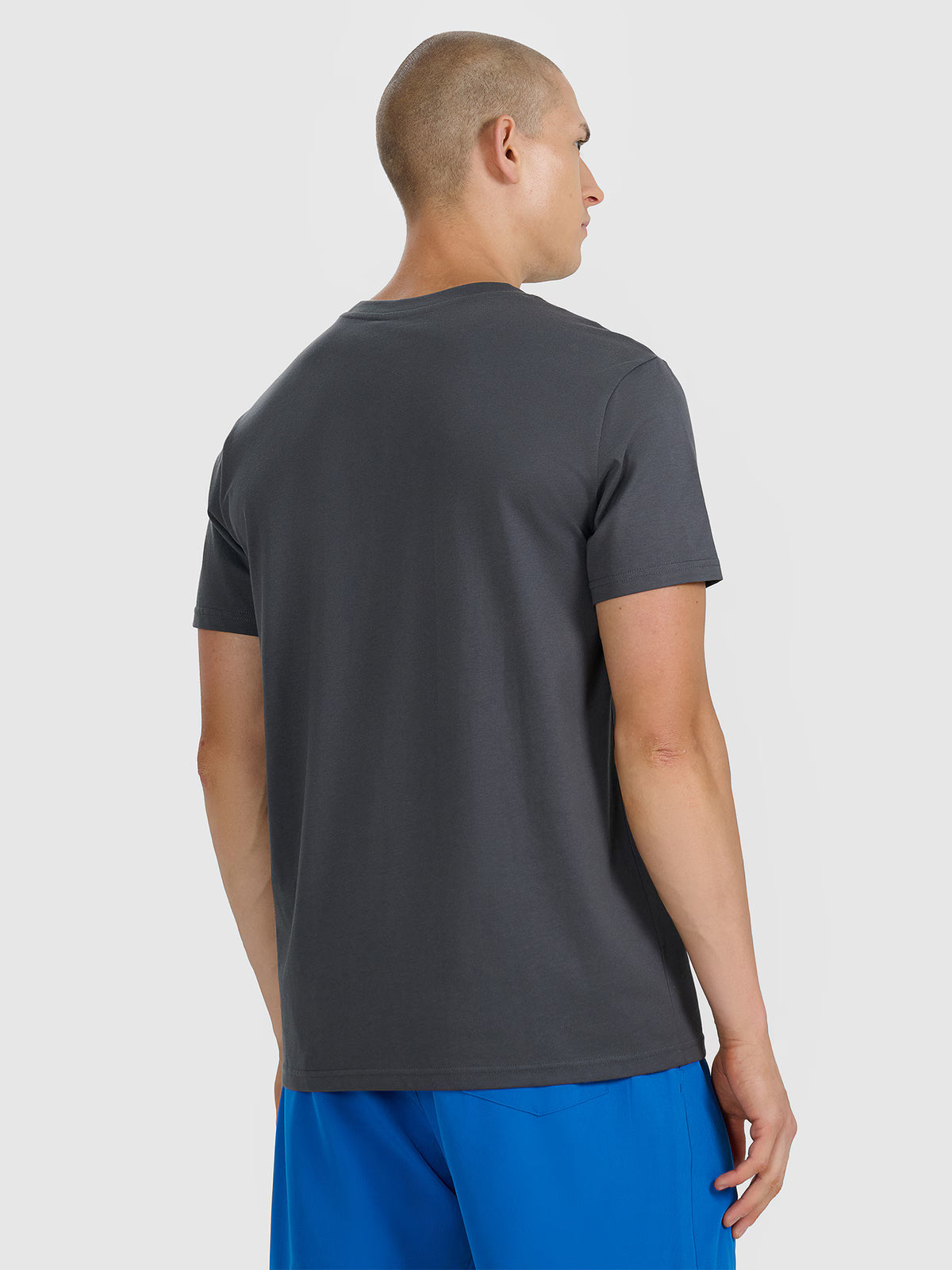 T-shirt regular z nadrukiem męski