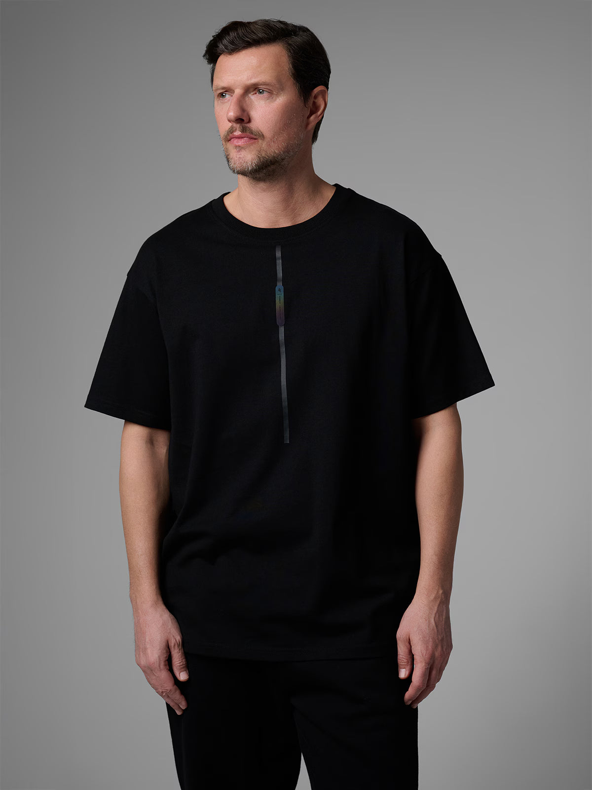 T-shirt loose z nadrukiem męski 4F x Robert Lewandowski