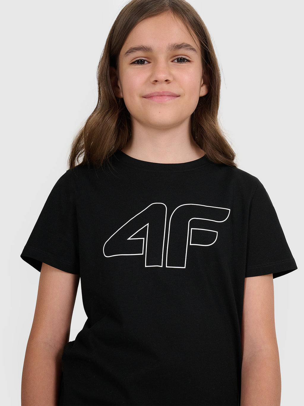 T-shirt regular z nadrukiem dziewczęcy