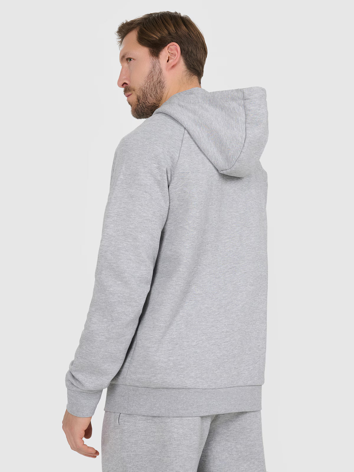 Bluza dresowa nierozpinana z kapturem męska