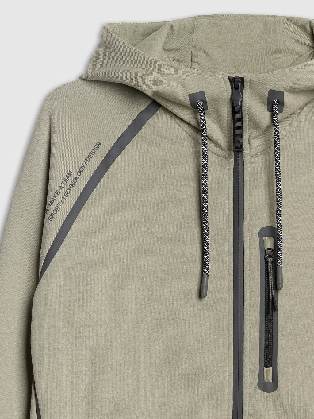 Bluza dresowa rozpinana z kapturem męska
