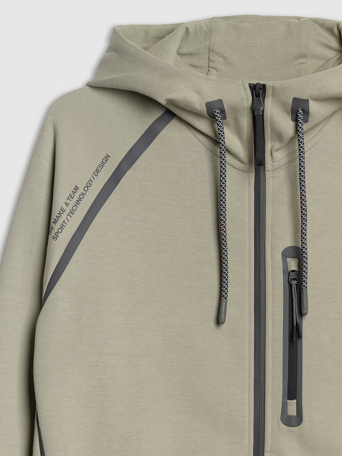 Bluza dresowa rozpinana z kapturem męska