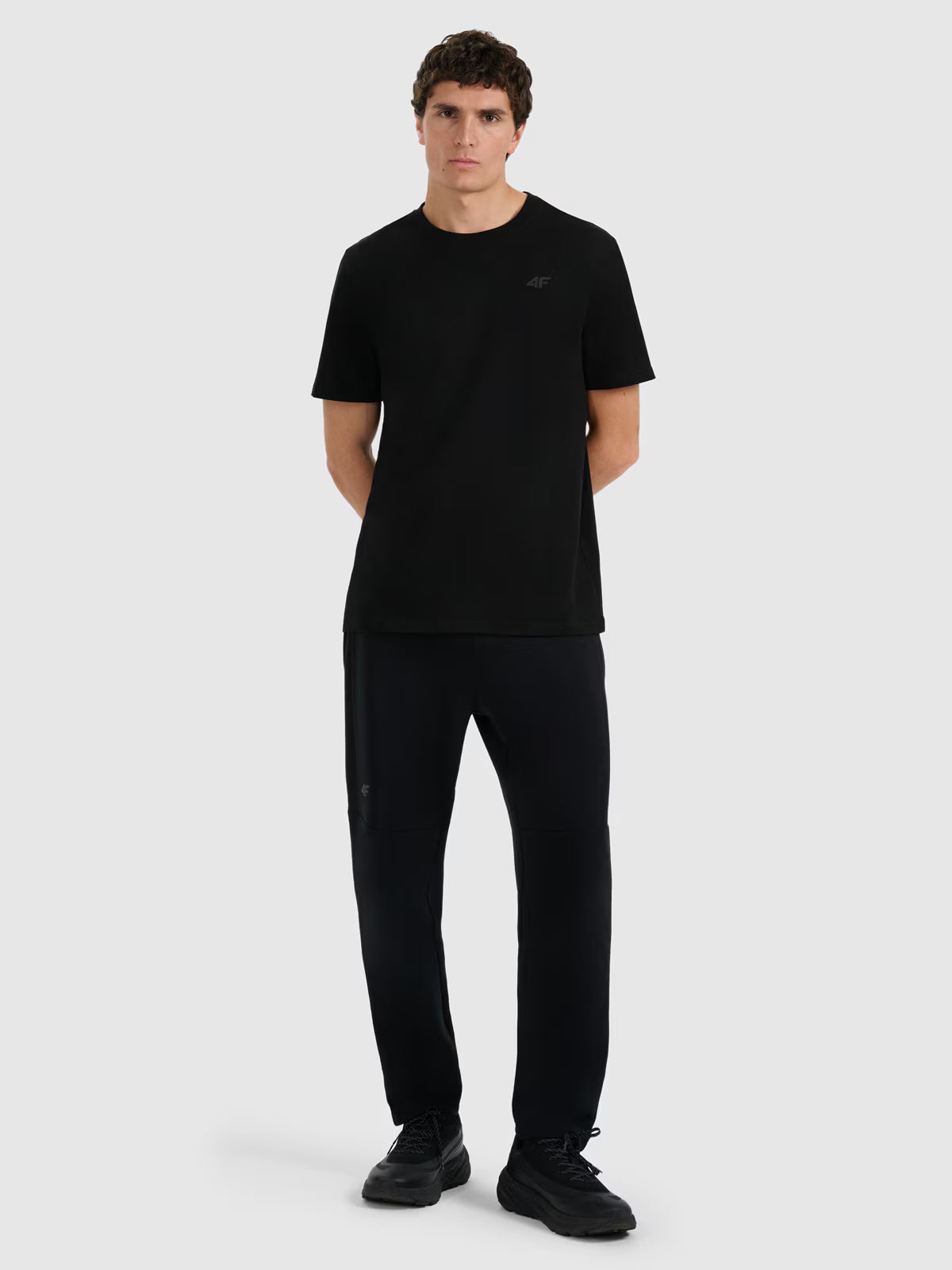 T-shirt regular gładki męski