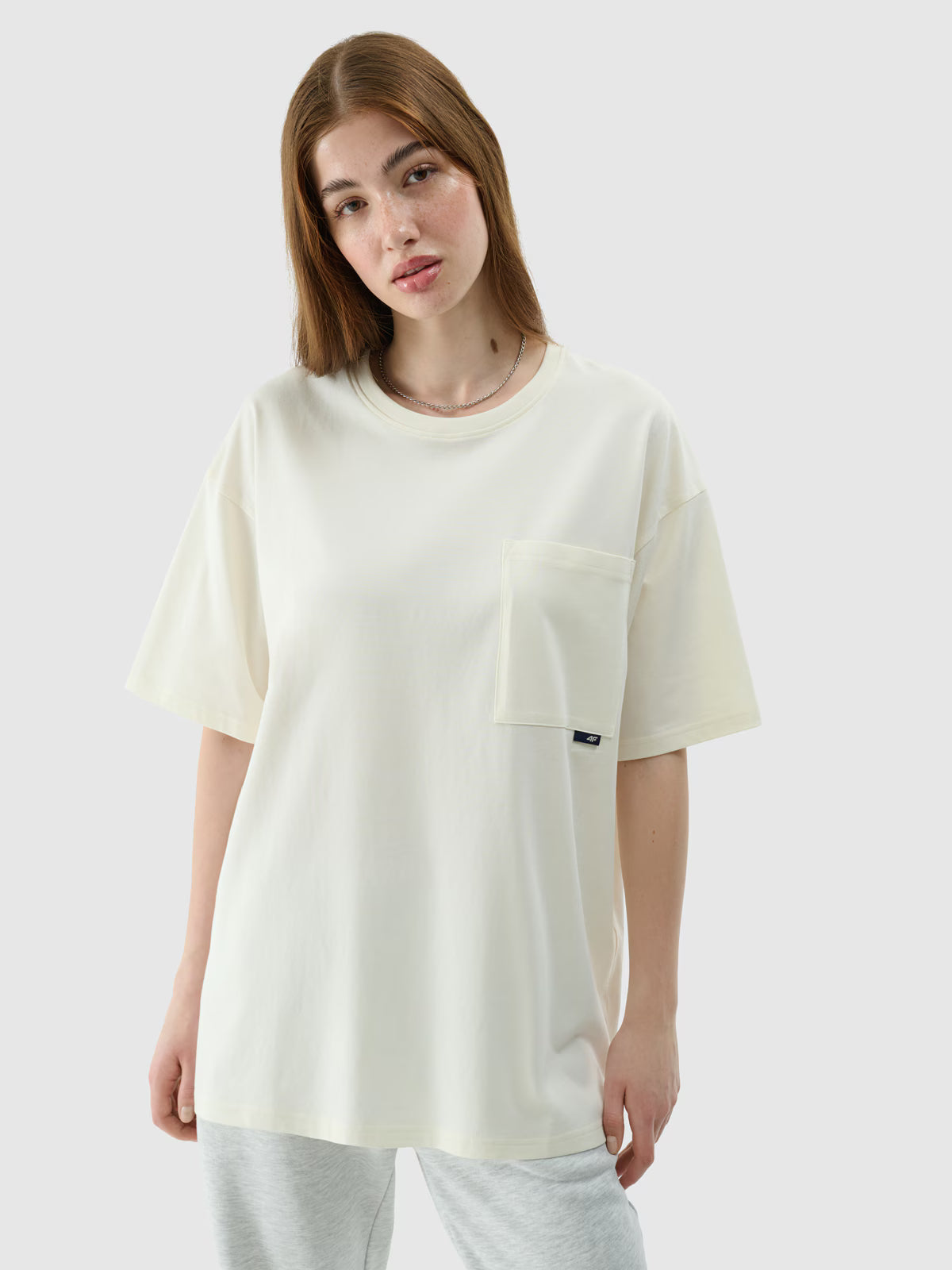 T-shirt oversize gładki uniseks