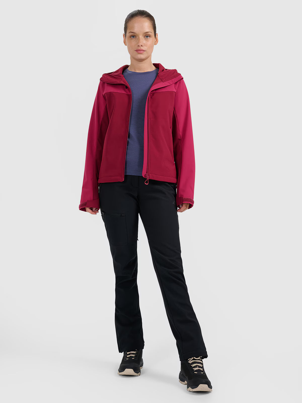 Kurtka softshell wiatroodporna membrana 8000 damska