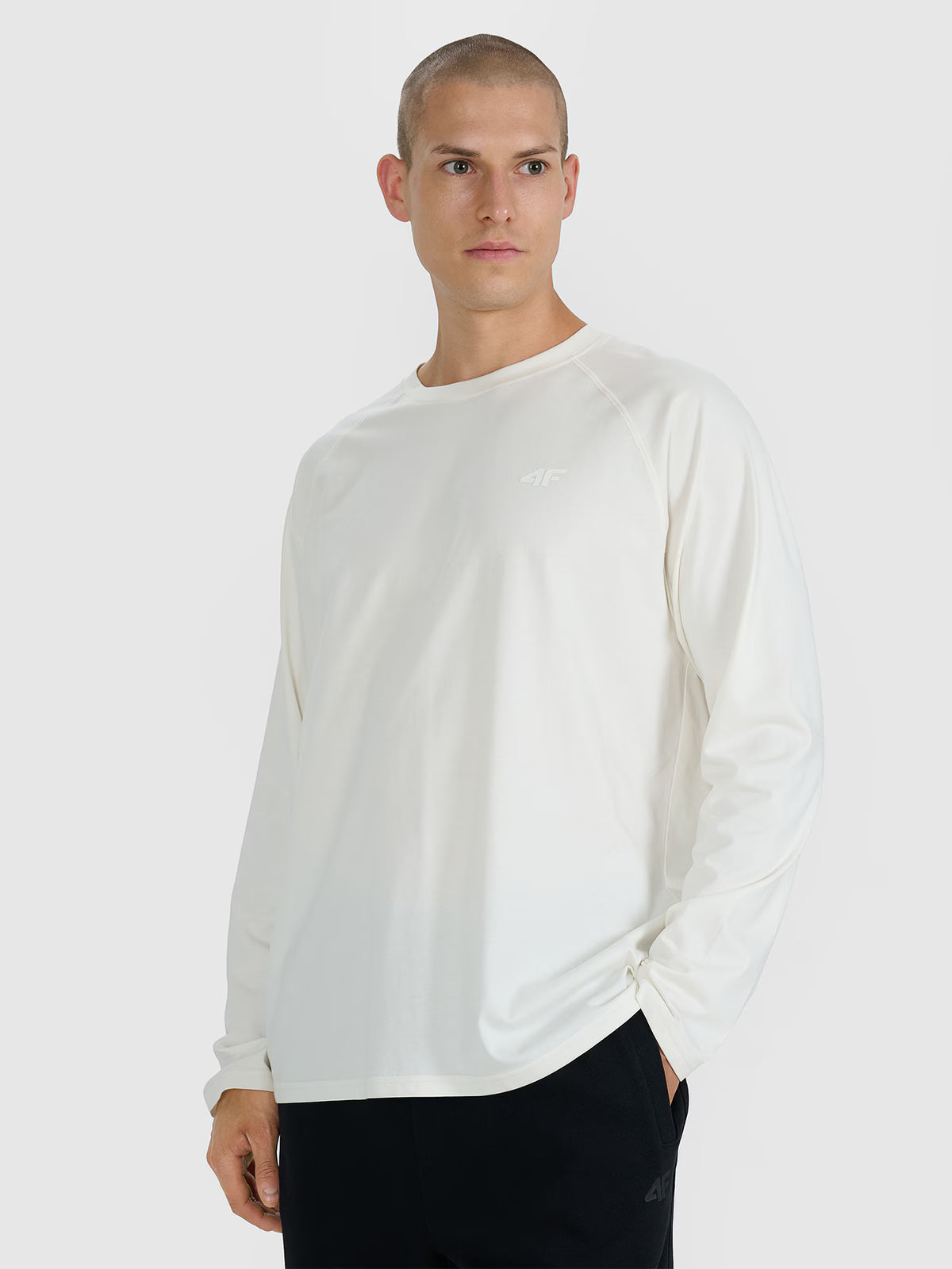 Longsleeve oversize gładki męski