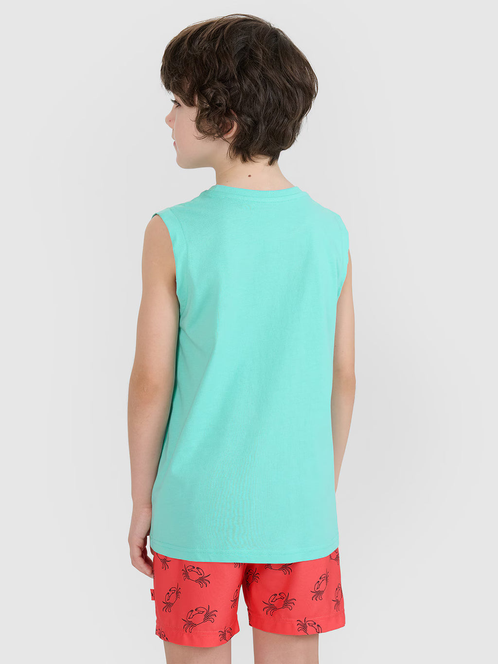 Tank top regular z nadrukiem chłopięcy