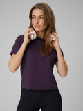 T-shirt regular gładki damski