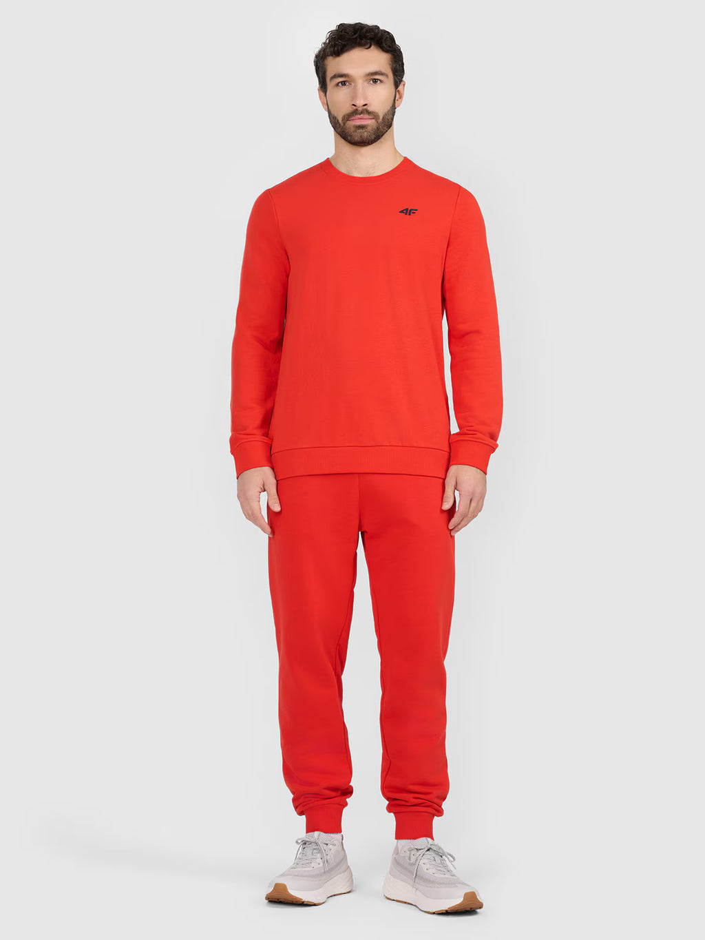Bluza dresowa nierozpinana bez kaptura męska