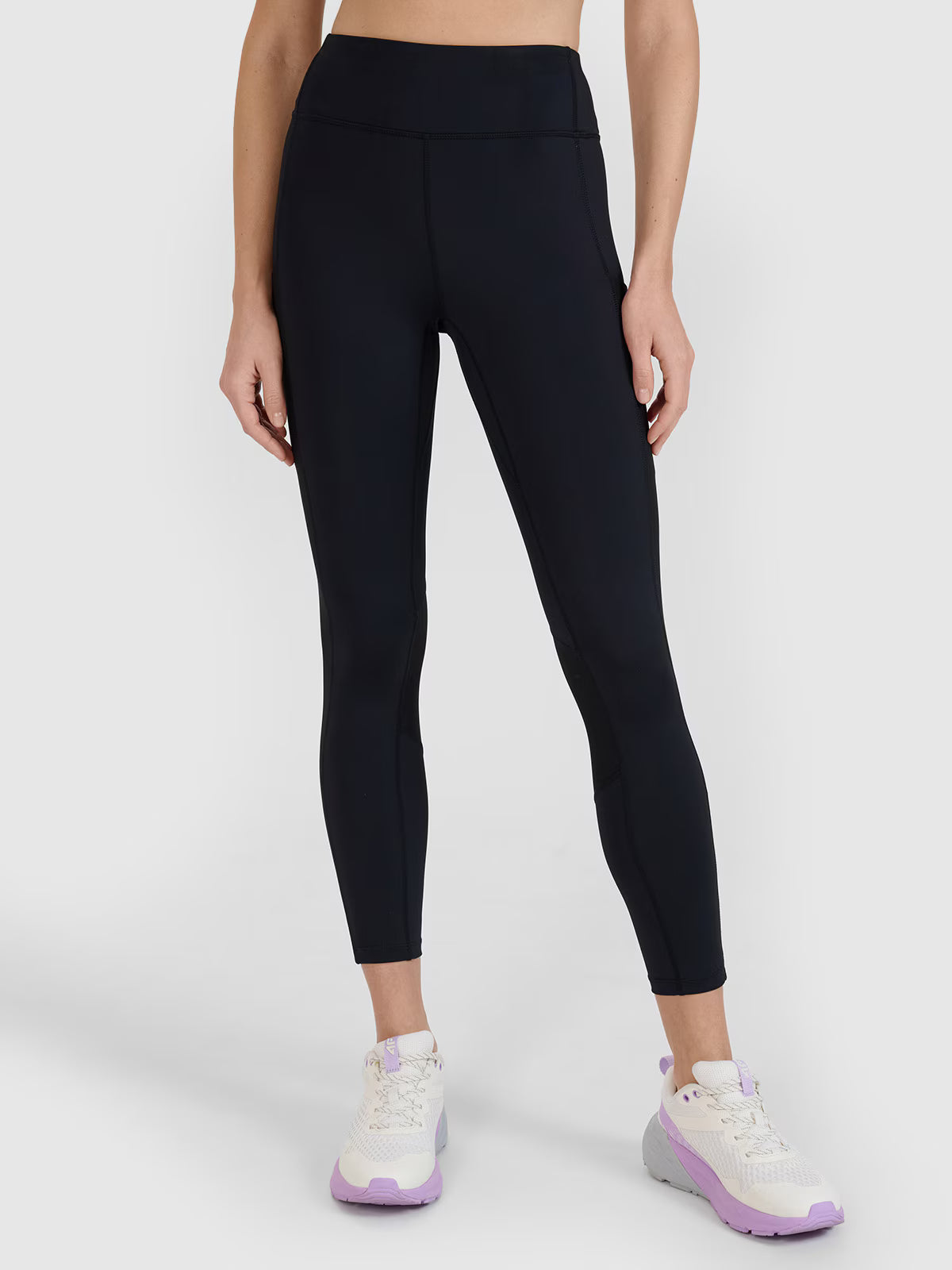 Legginsy treningowe z wysokim stanem damskie