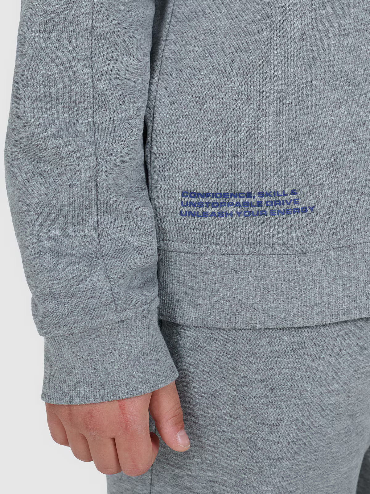 Bluza dresowa nierozpinana bez kaptura chłopięca