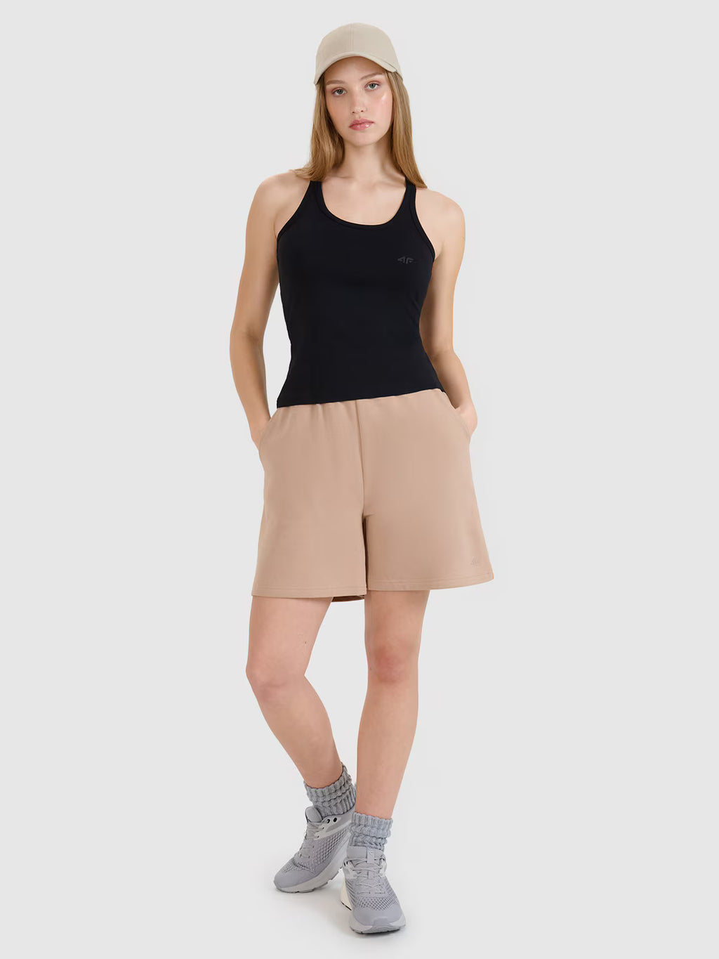 Top slim gładki damski