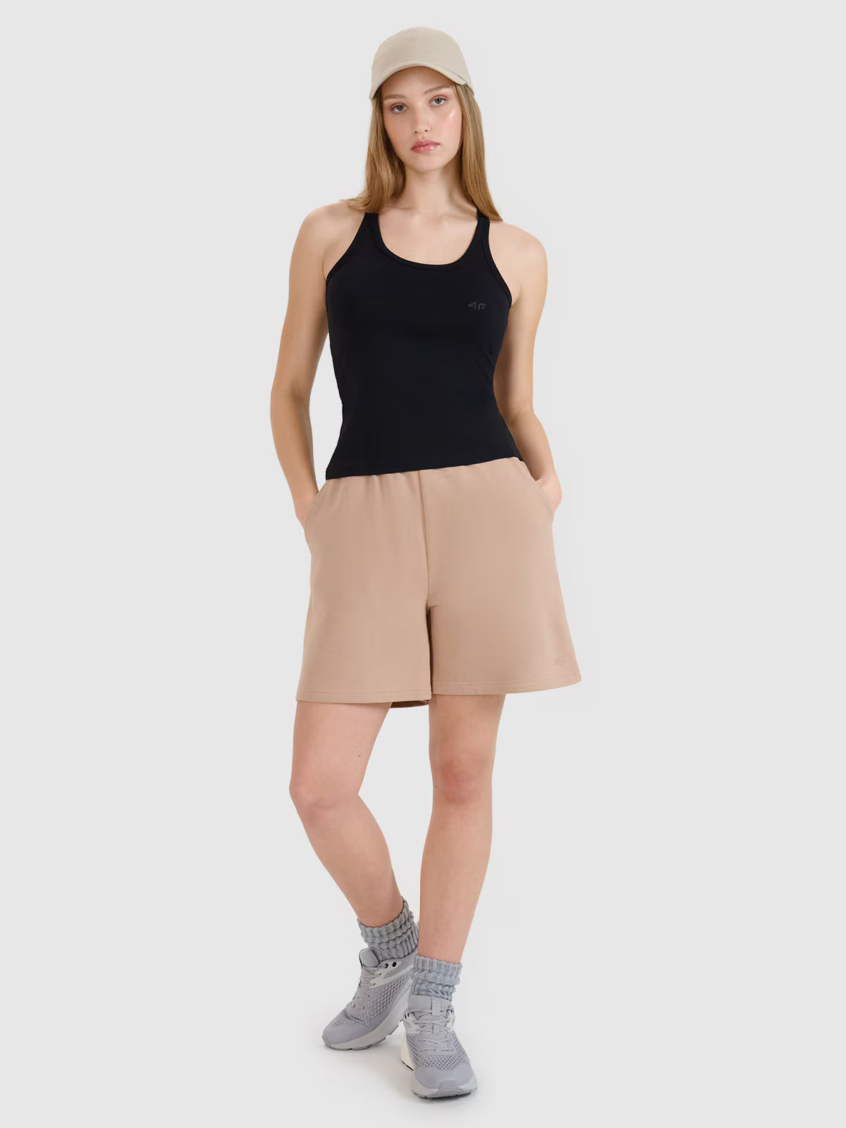 Top slim gładki damski