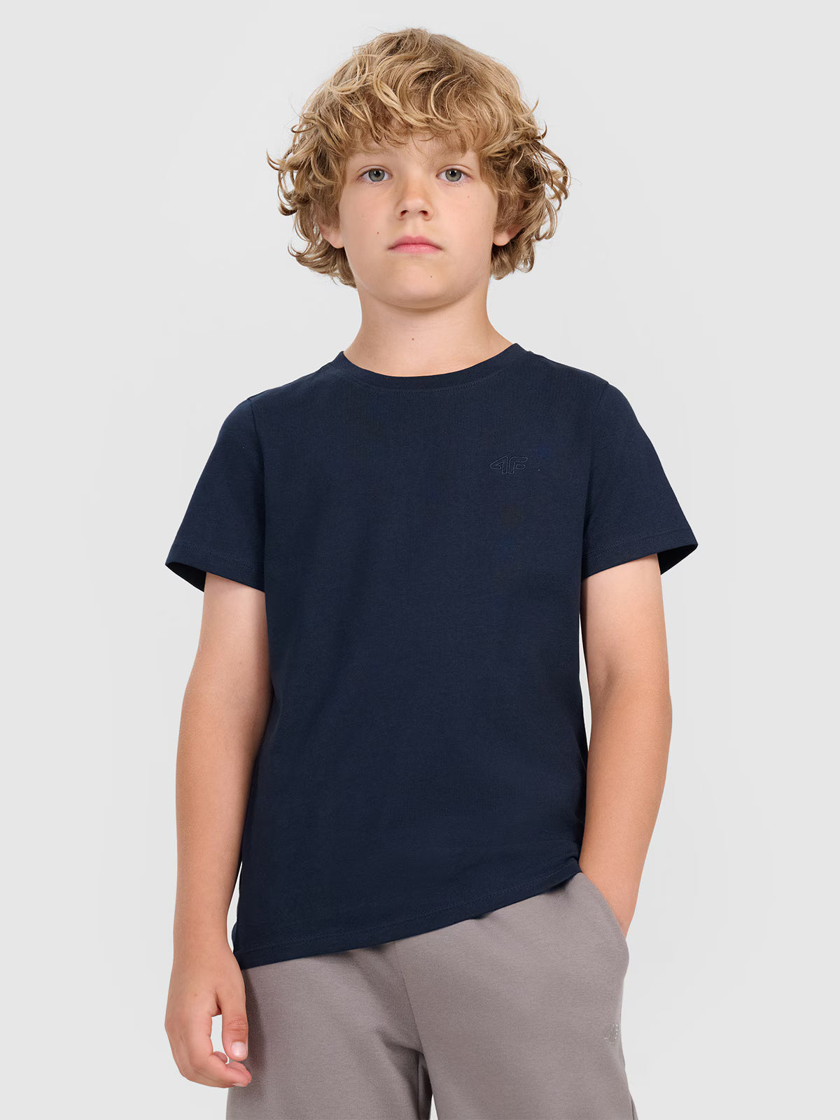 T-shirt gładki chłopięcy