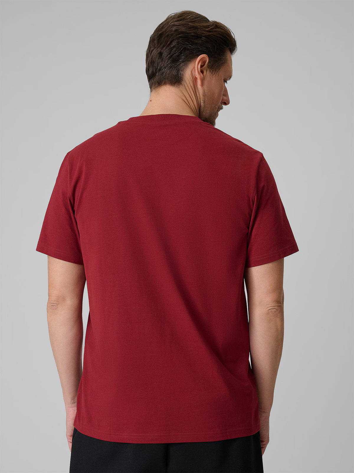 T-shirt regular z nadrukiem męski