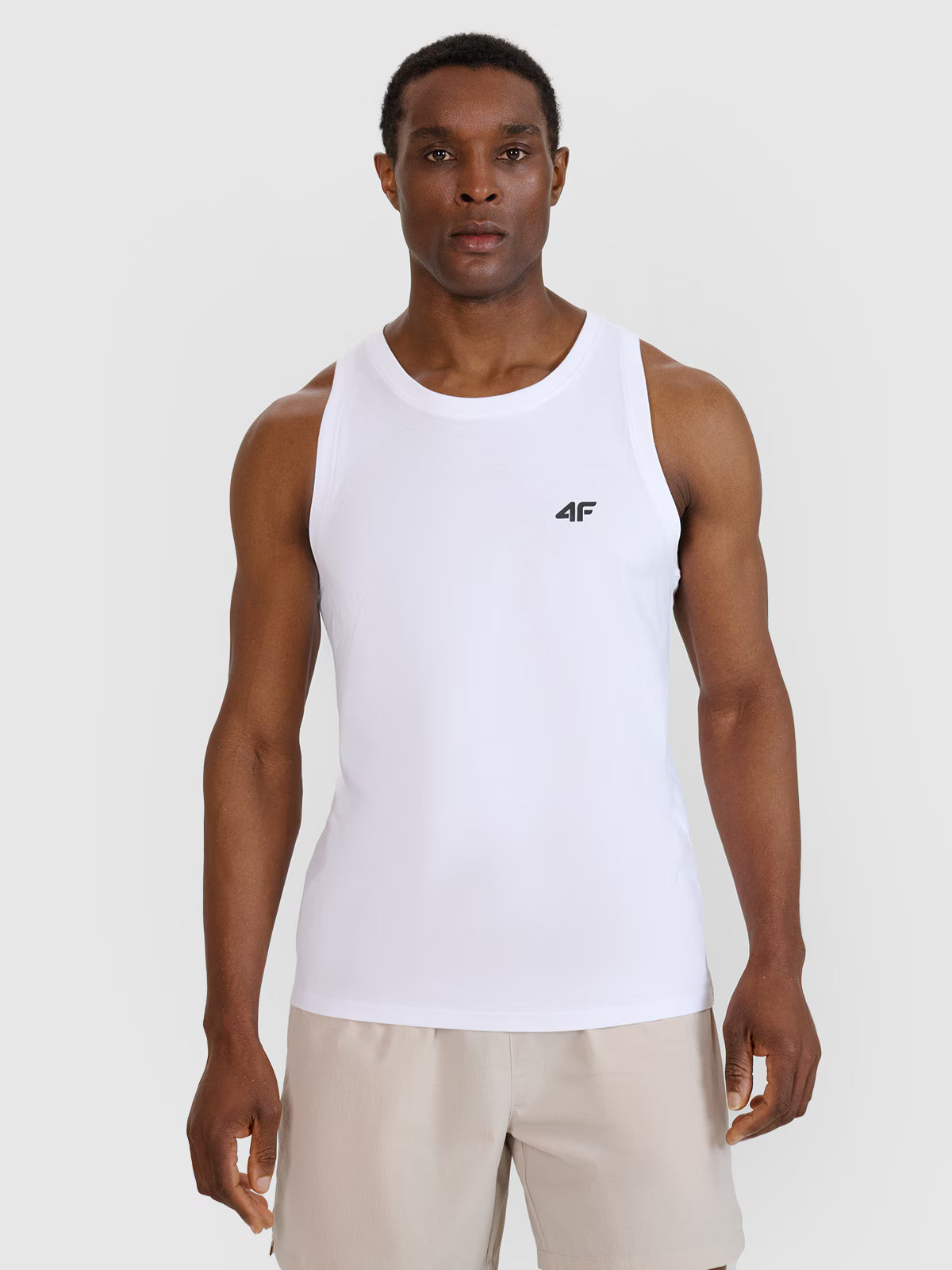 Tank top regular gładki męski