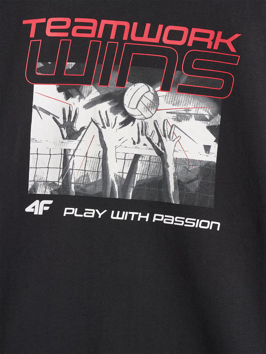 T-shirt oversize z nadrukiem dziecięcy