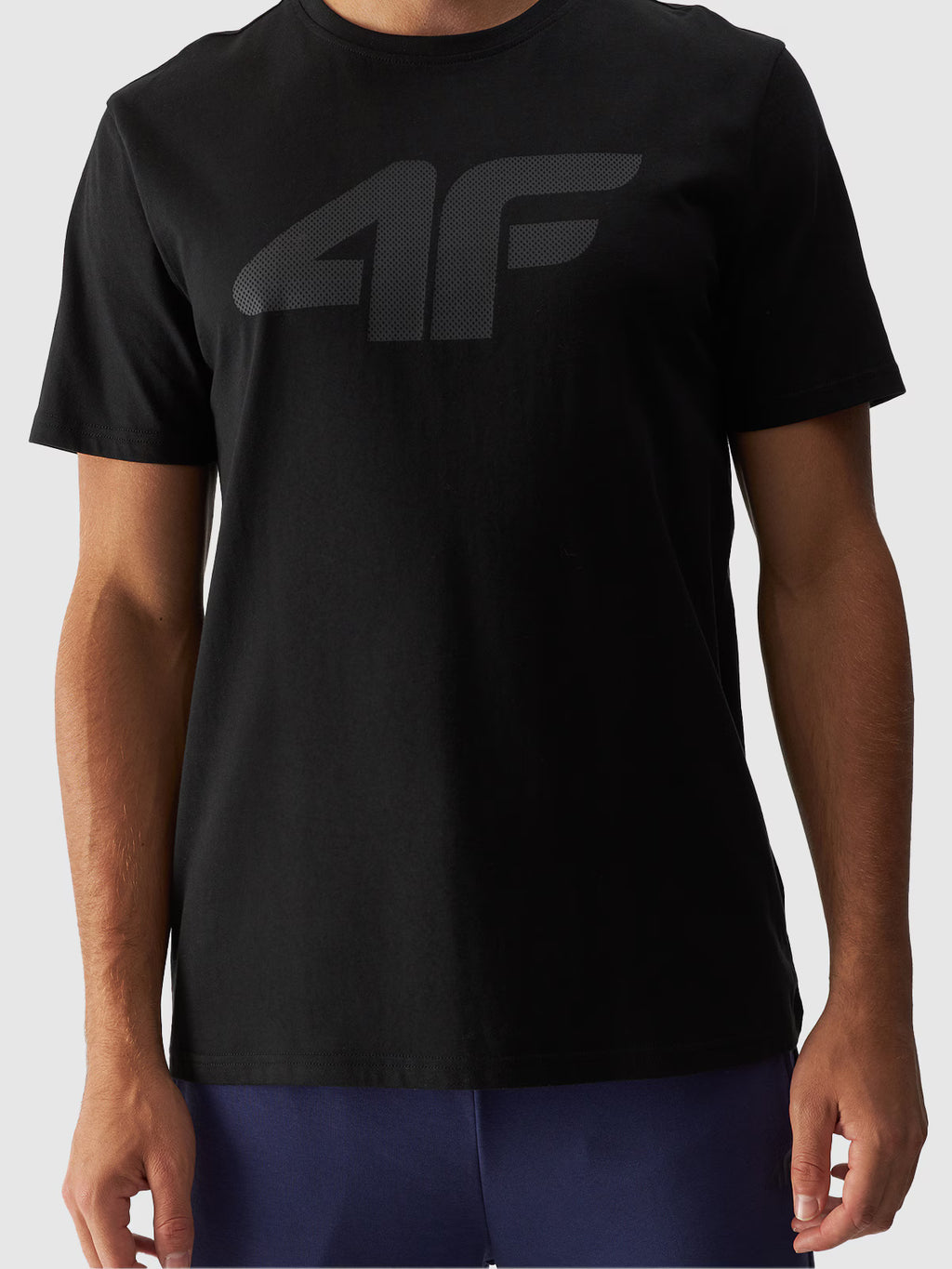 T-shirt regular z nadrukiem męski