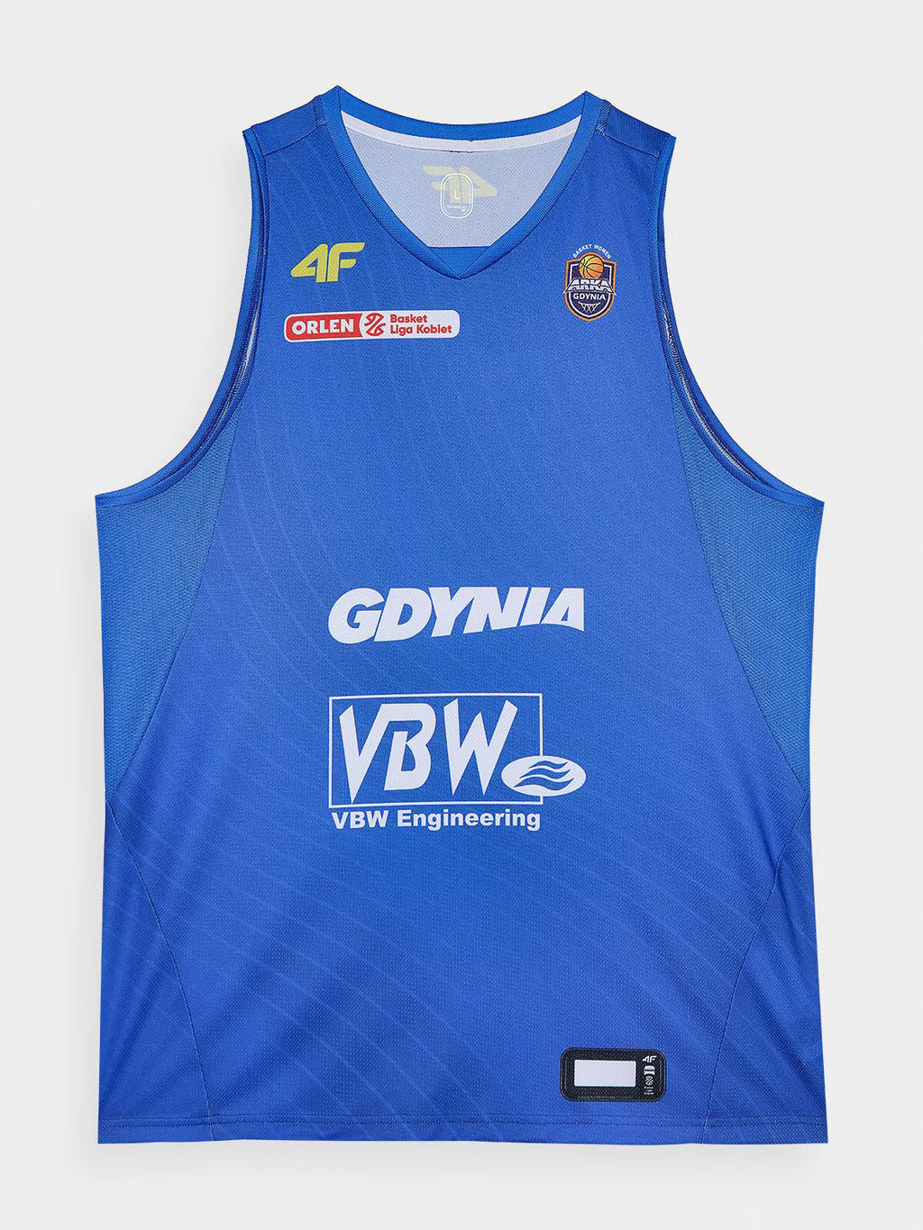 Tank top replika wyjazdowy z sezonu 2023/24 damski 4F x VBW Arka Gdynia